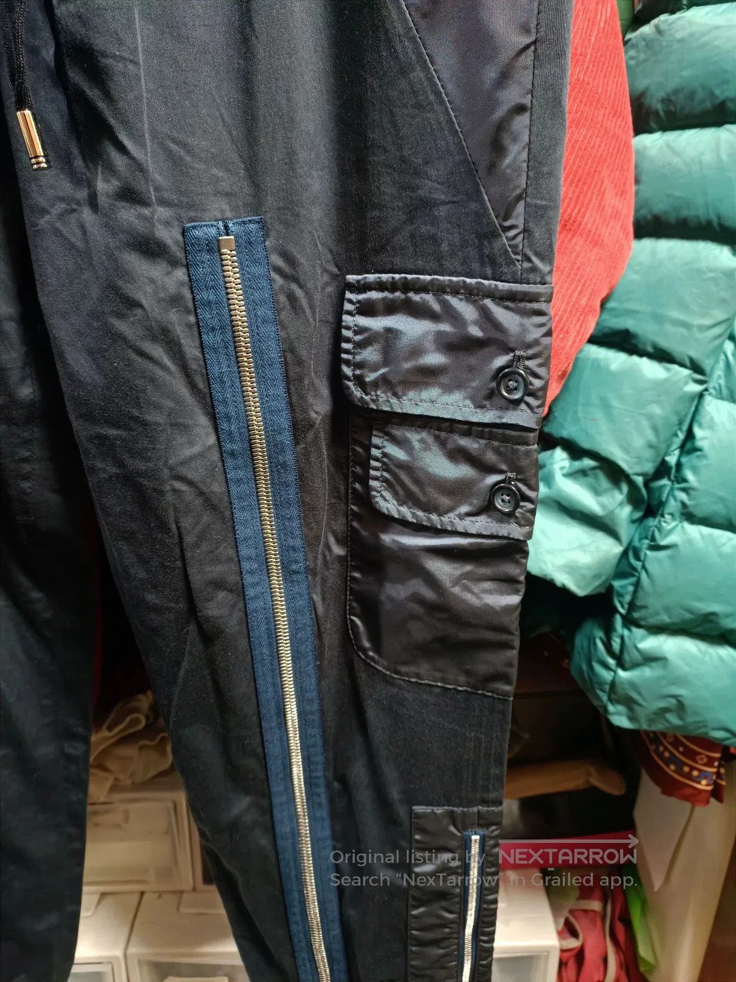 Dolce & Gabbana Dolce & Gabbana Multi-Zip Cargo Pants 52. Size US 35 - 3 Thumbnail