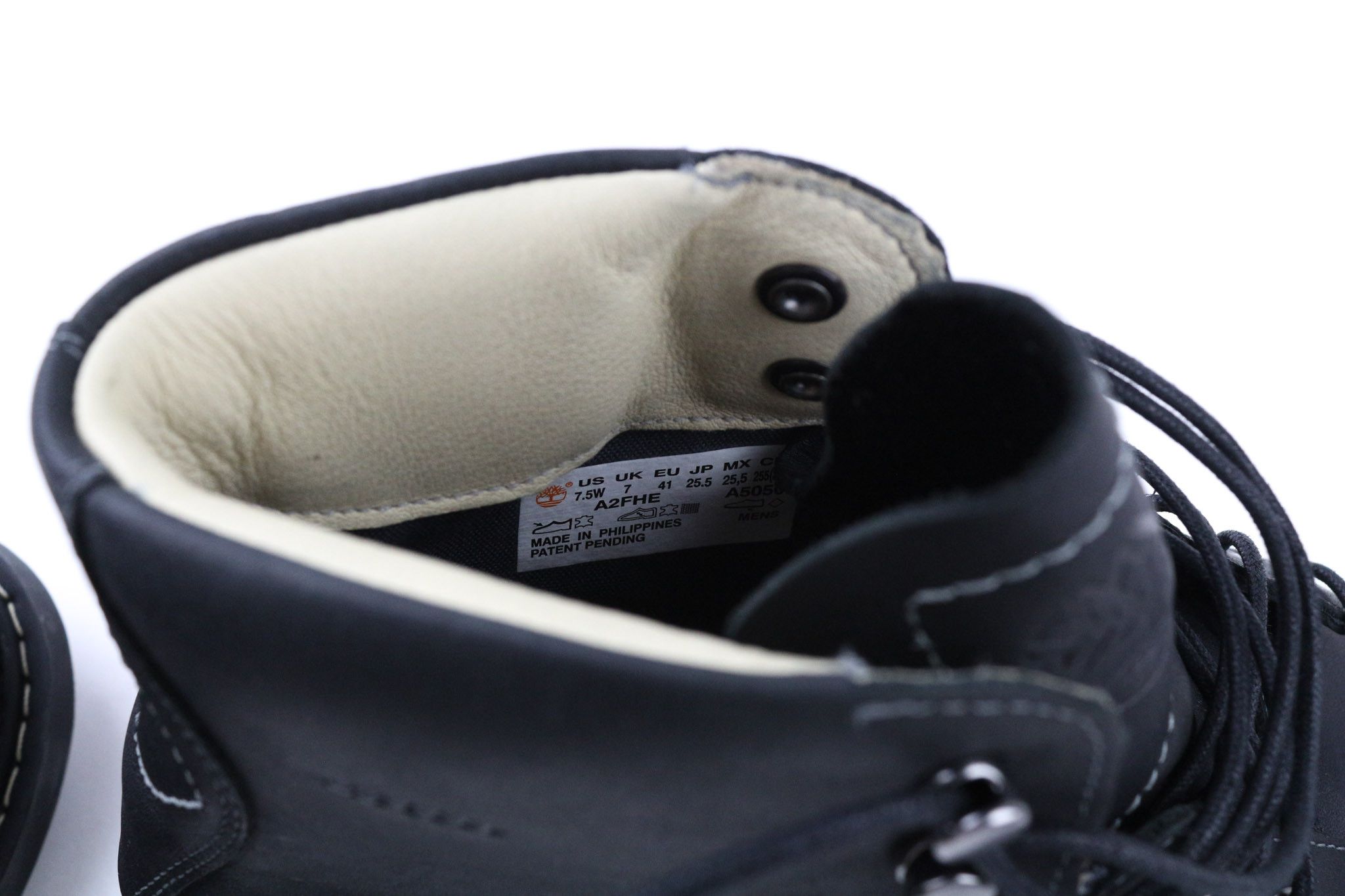 Timberland A2FHE UK7 Black Leather 79609 Size US 7.5 / EU 40-41 - 11 Thumbnail