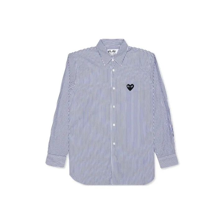 Comme des Garcons PLAY Comme des Garçons Play Striped Shirt for Women 0079 Size L / US 10 / IT 46 - 1 Thumbnail