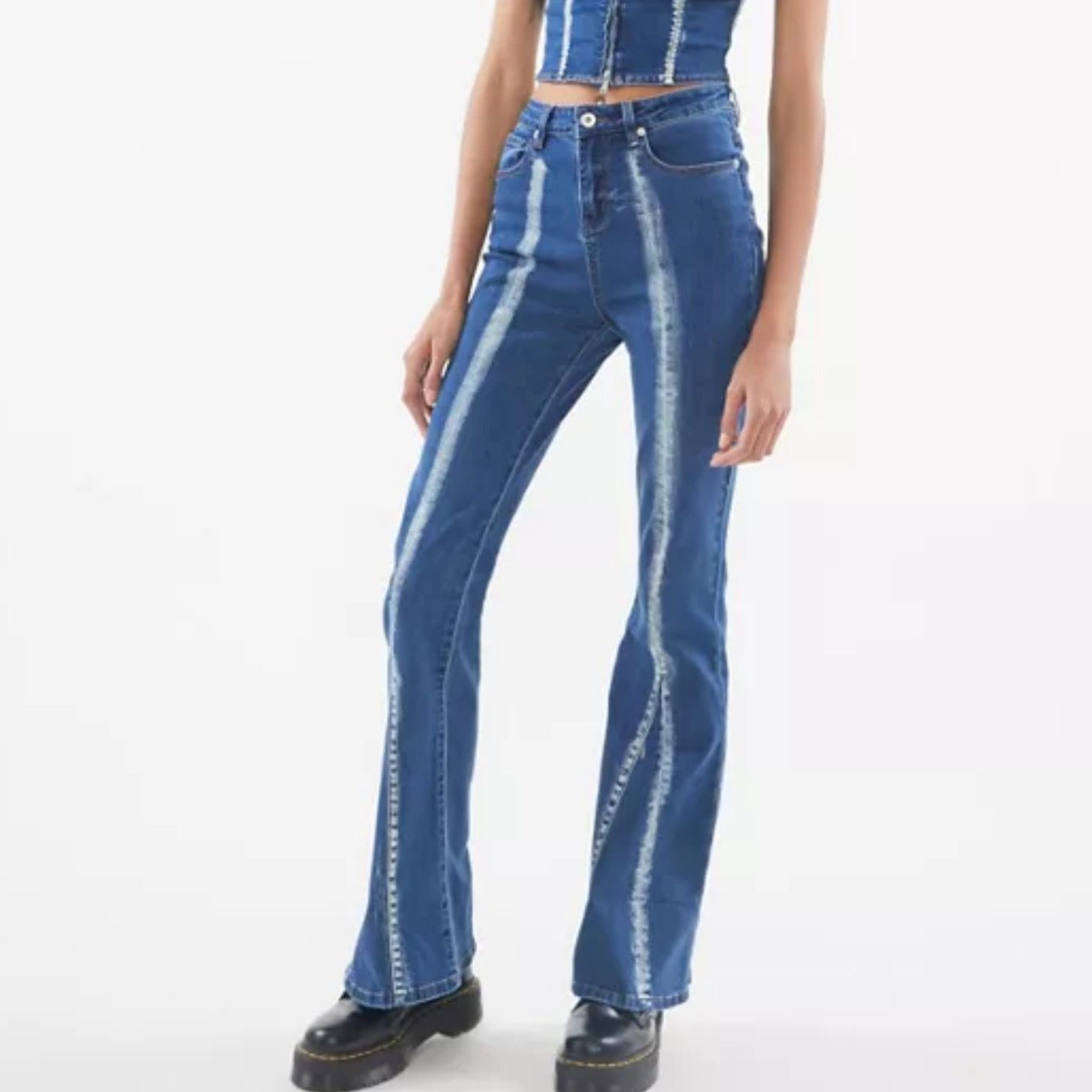 I.AM.GIA I AM GIA Women's Savannah Mid Rise Flare Jeans Flare Leg Size 24" / US 00 / IT 34 - 2 Thumbnail