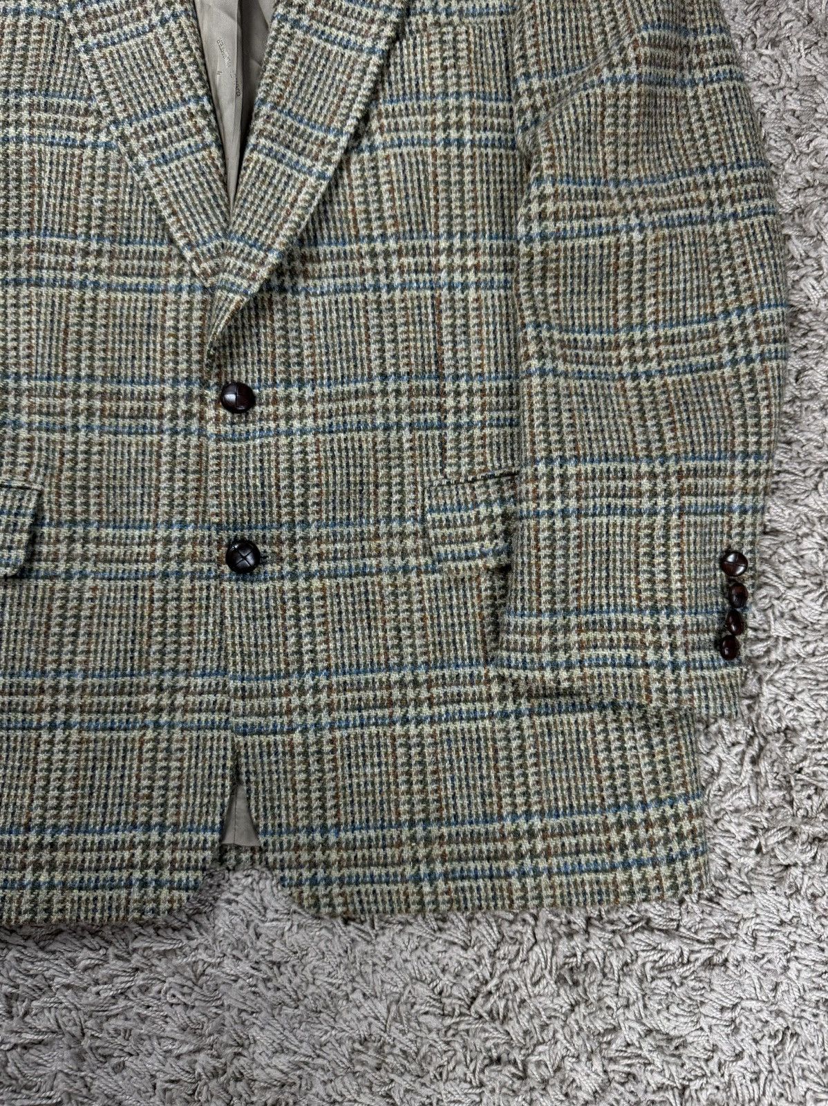 Harris Tweed × Vintage Vintage wool blazer Harris Tweed 90s original luxury item Size 48L - 2 Thumbnail