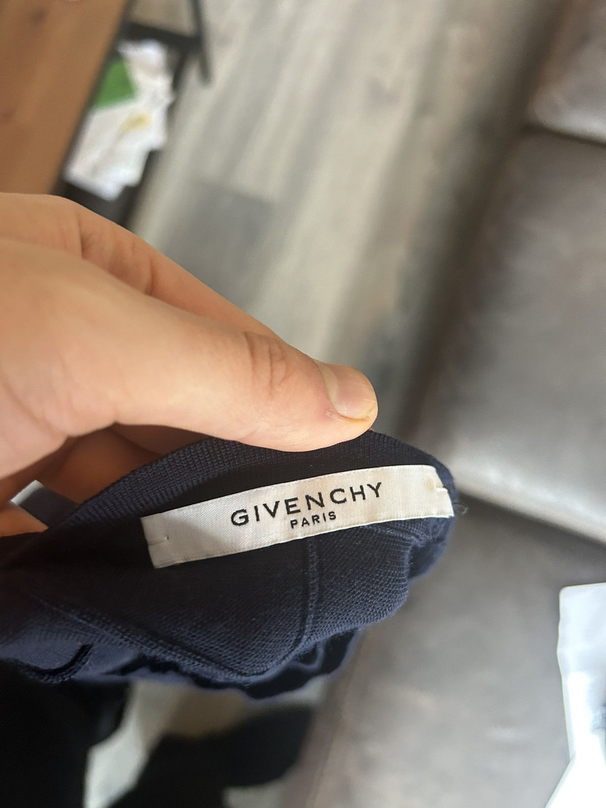 Givenchy Navy Wool Light Sweater Size US S / EU 44-46 / 1 - 8 Thumbnail