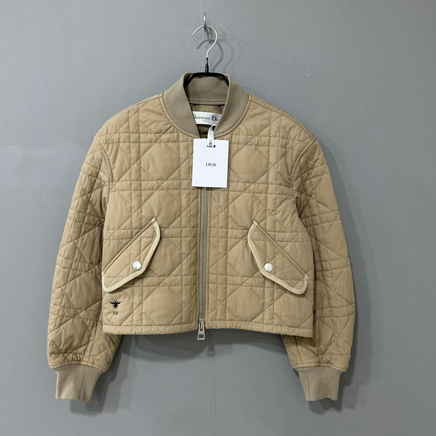Dior Dior Plaid Beige Down Jacket 36 Women Size S / US 4 / IT 40 - 1 Thumbnail