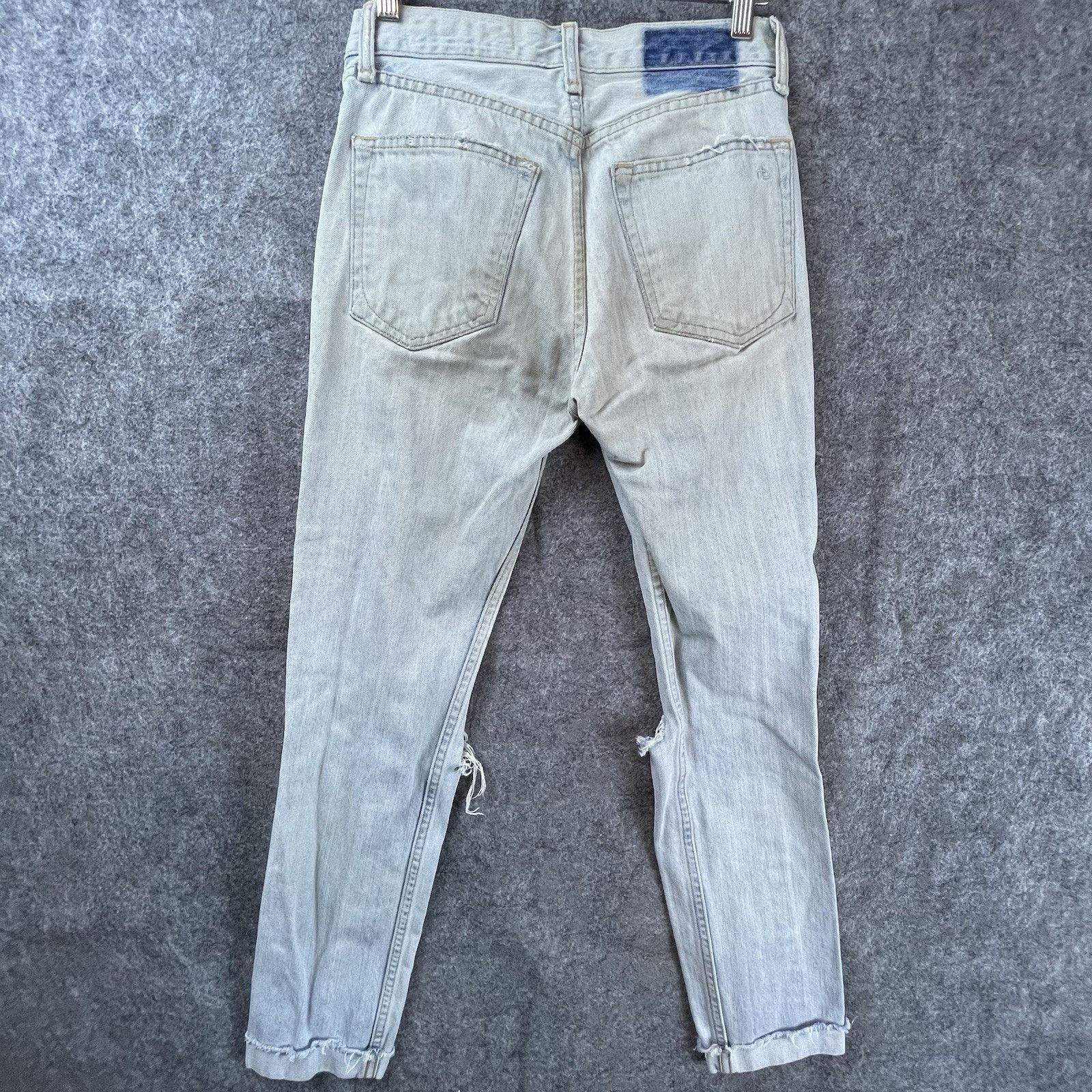 Rag & Bone Rag & Bone Jeans Womens 24 Marilyn Union Pool Crop Destroyed Size 24" / US 00 / IT 34 - 2 Thumbnail