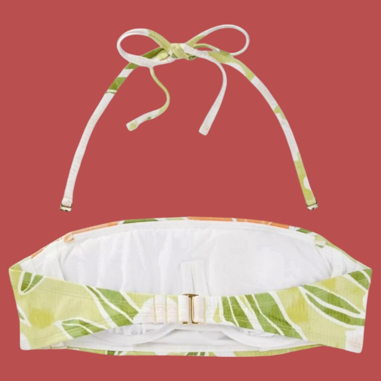 Other Shade & Shore - Women's Ribbed Hidden Underwire Bandeau Biki Size ONE SIZE - 4 Thumbnail