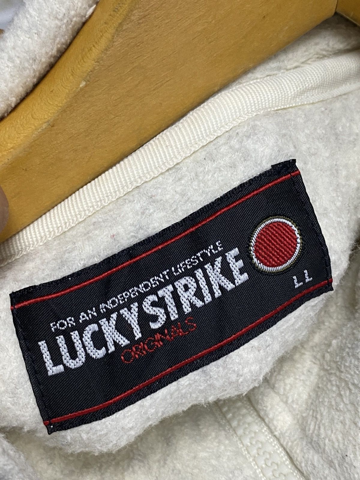 Vintage Lucky Strike Anorak Sherpa Size US L / EU 52-54 / 3 - 12 Thumbnail