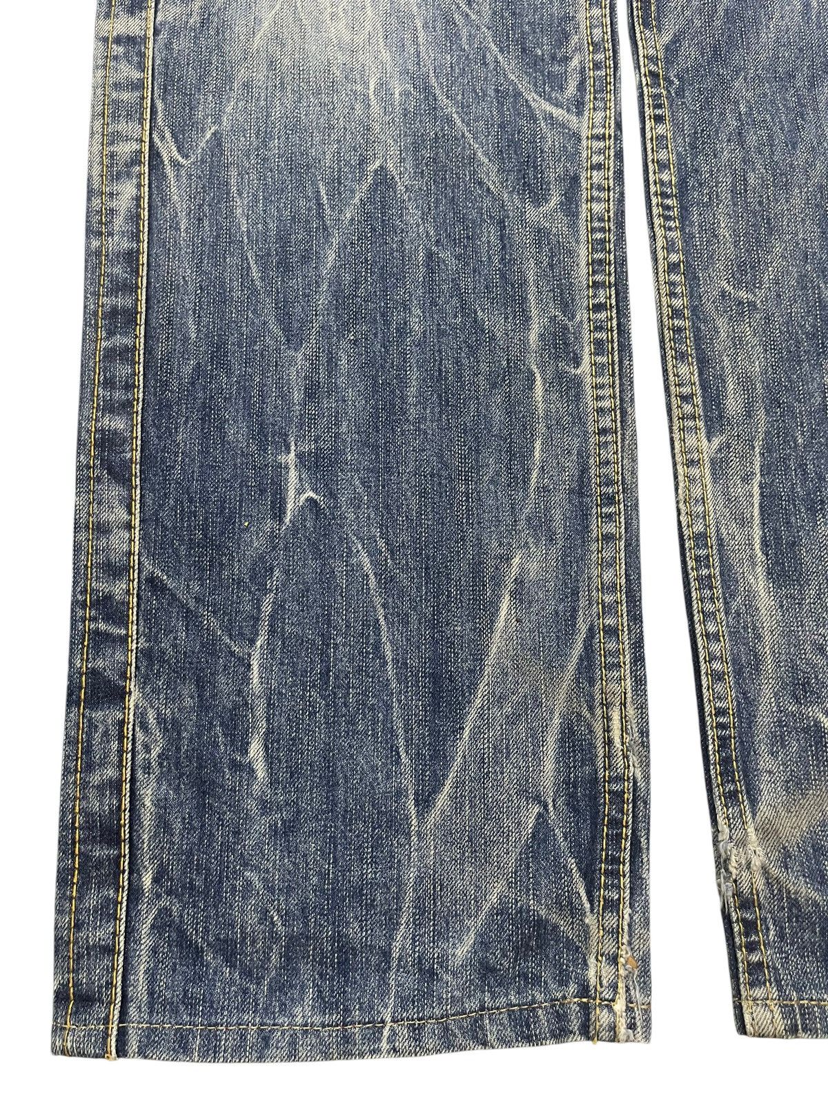 If Six Was Nine Vintage Japanese Brand Faded Thunder Wash Style Loose Jeans Size US 32 / EU 48 - 7 Thumbnail