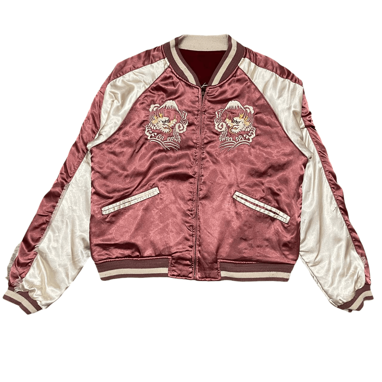 Tailor Toyo Vintage 80's Sukajan Tiger Velvet Embroidery Souvenir Jacket Size US M / EU 48-50 / 2 - 10 Thumbnail