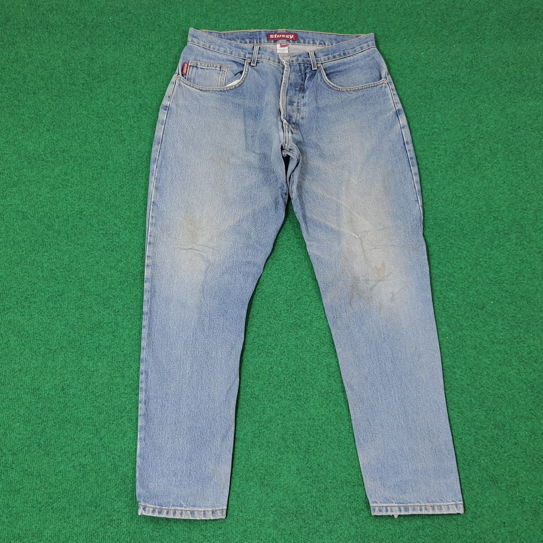Stussy Vintage Stussy Streetwear Custom Logo Jeans Size US 32 / EU 48 - 4 Thumbnail