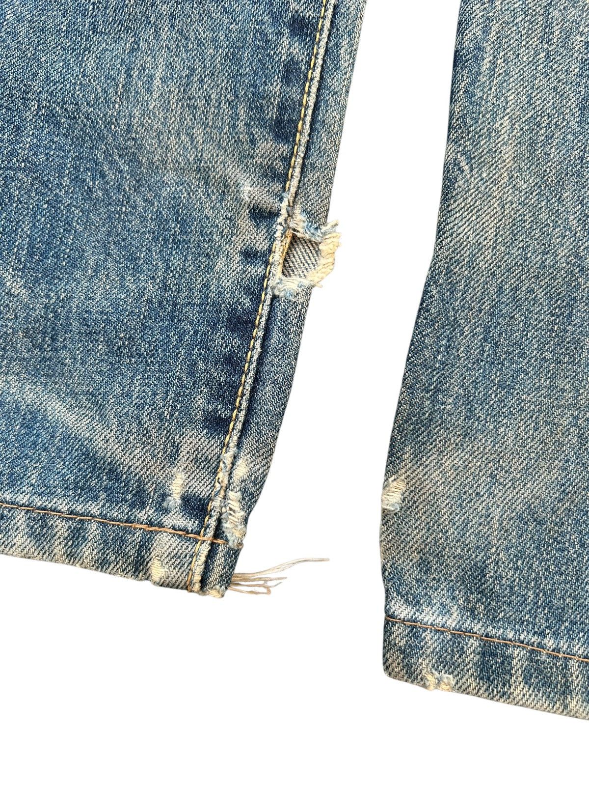 Edwin × If Six Was Nine × Kapital Vtg Edwin Selvedge Distressed Rusty Mudwash Denim Size US 28 / EU 44 - 6 Thumbnail