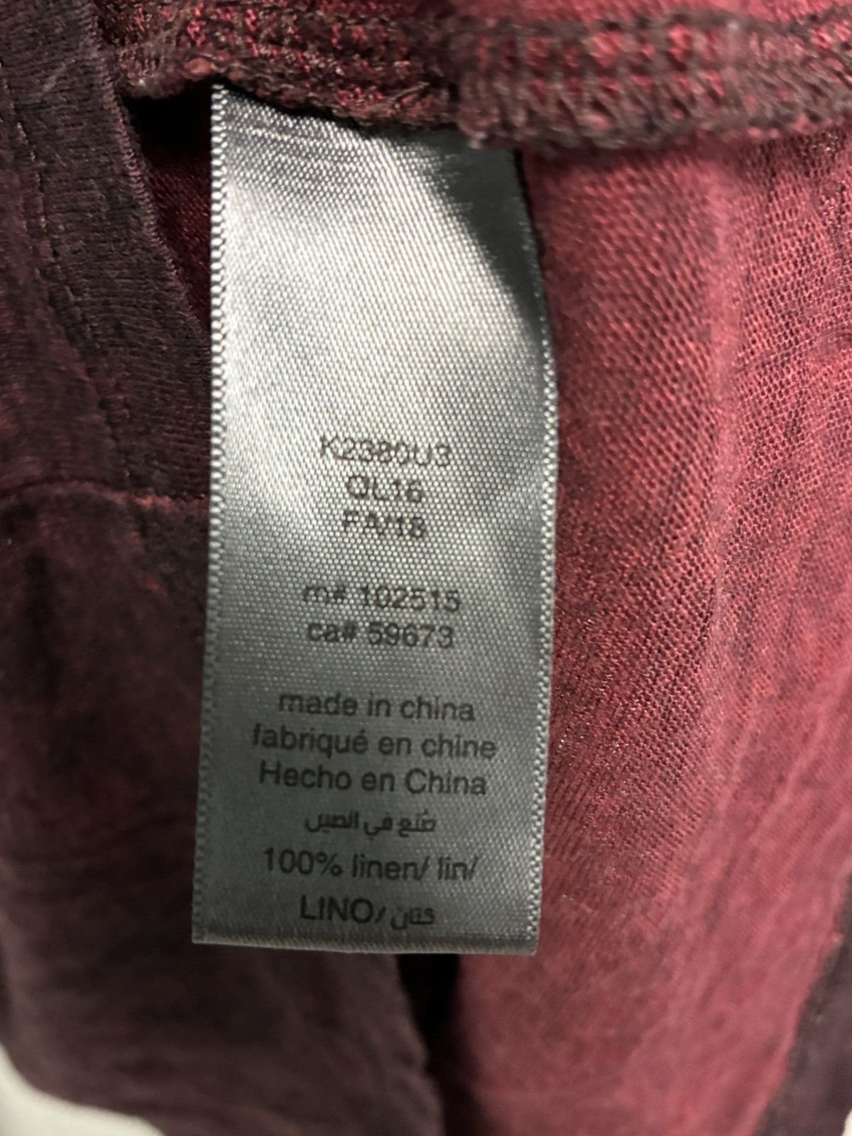 John Varvatos Linen Crewneck Size Large Size US L / EU 52-54 / 3 - 4 Thumbnail