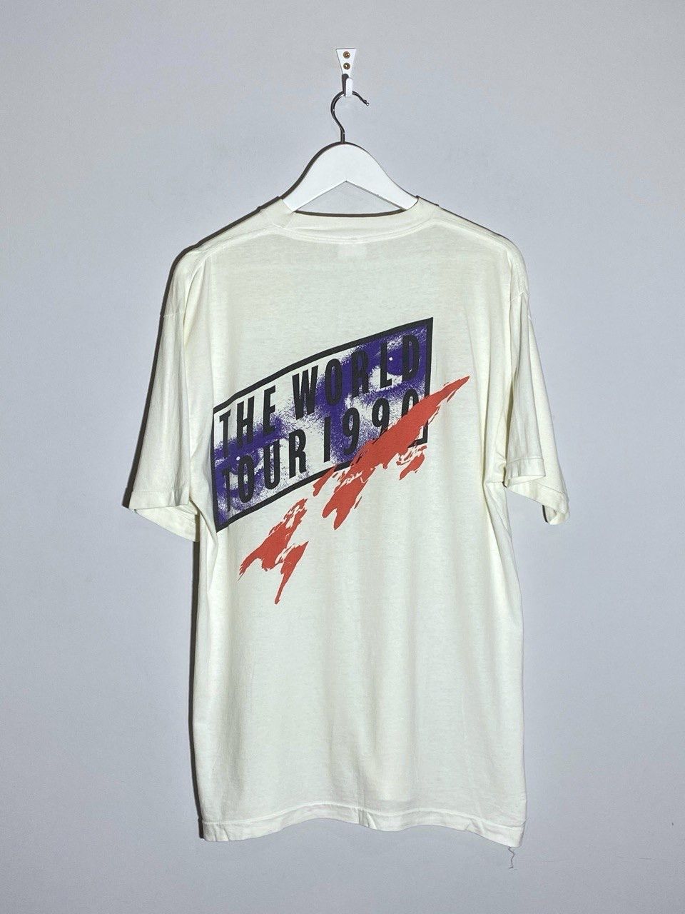 Band Tees Vintage 1990 David Bowie Sound Vision World Tour T-shirts Size US L / EU 52-54 / 3 - 1 Thumbnail