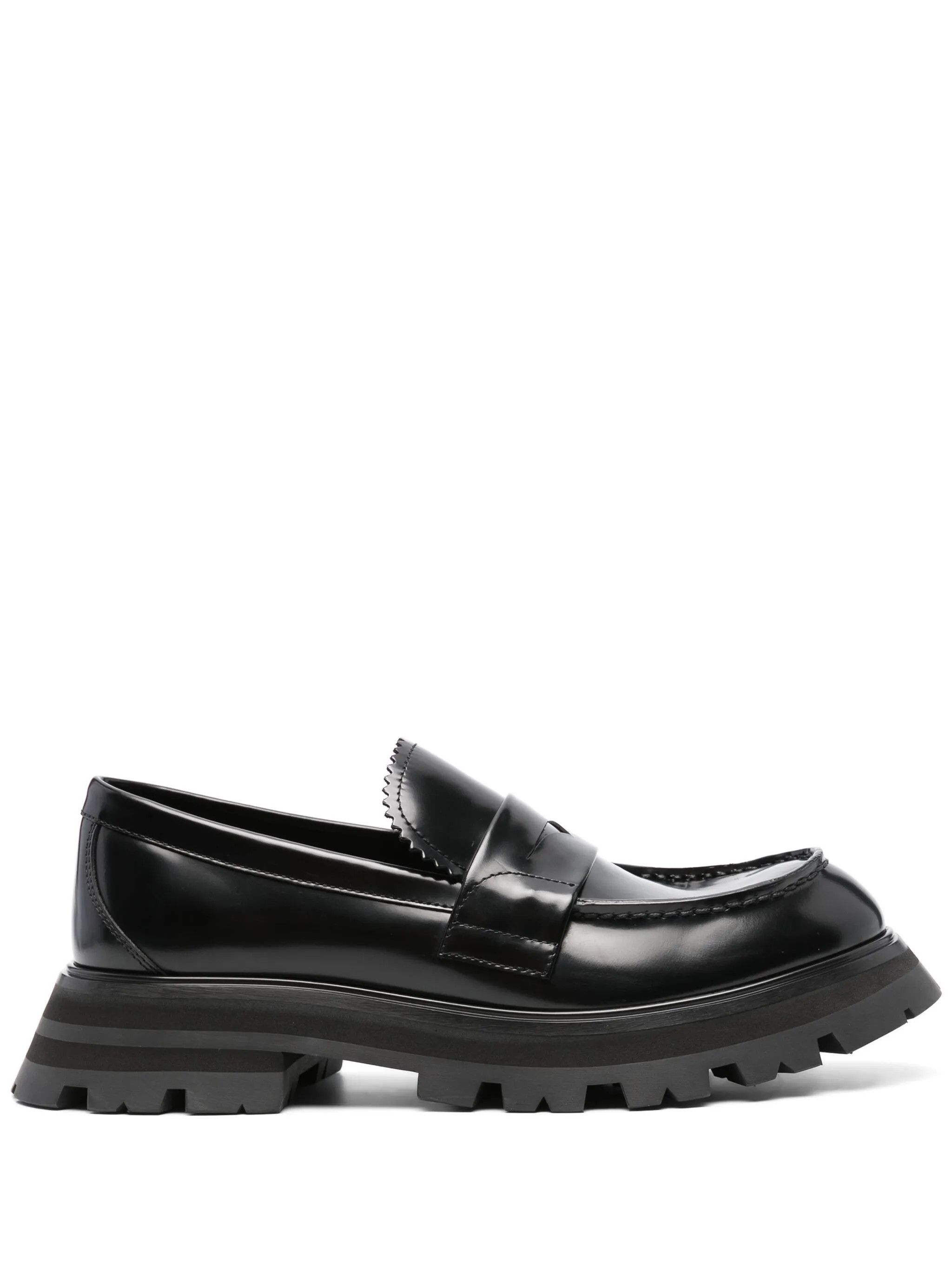 Alexander McQueen o1w1db10725 Loafers in Black Size US 7.5 / EU 40-41 - 1 Thumbnail
