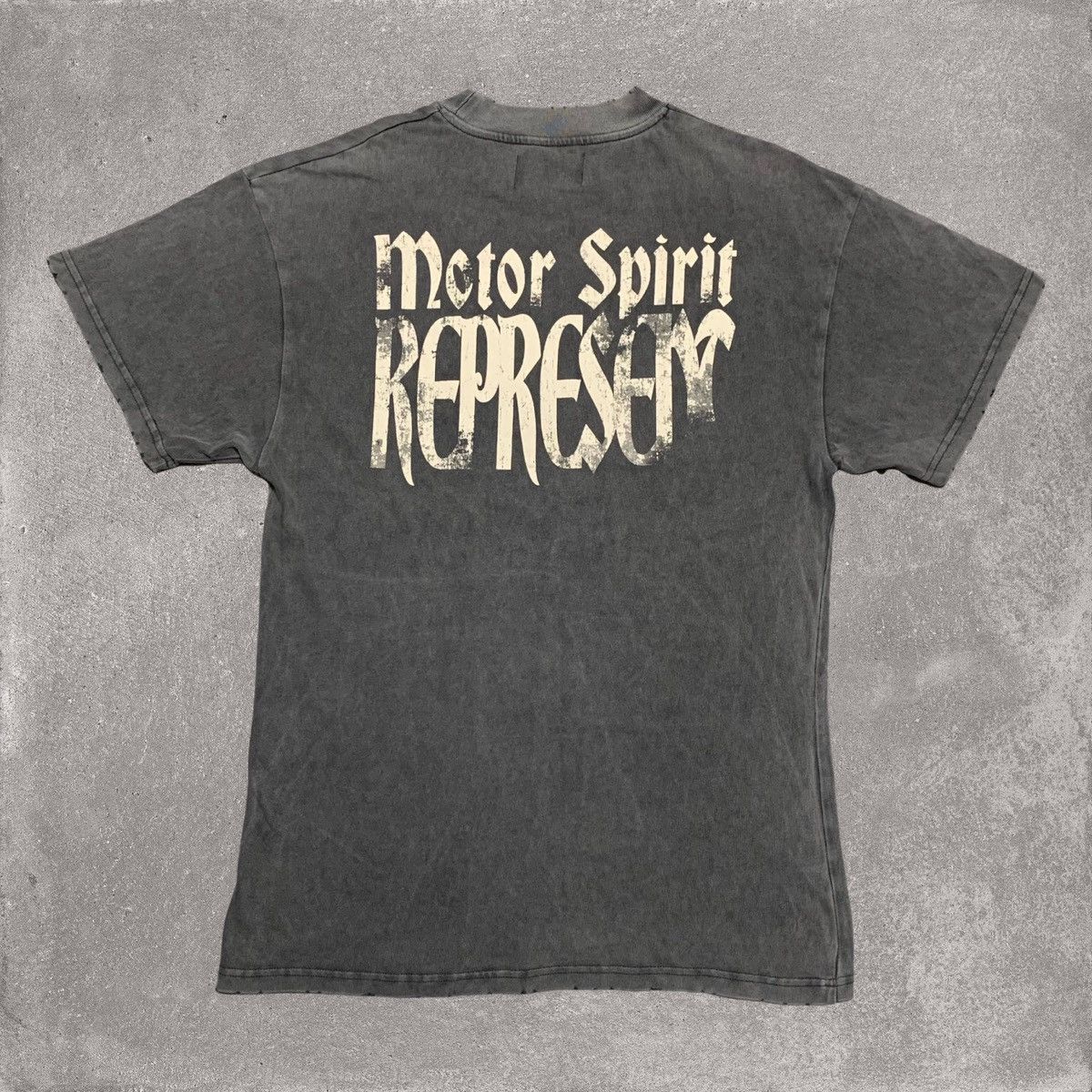 Represent Clo. Represent XS Ride Thur Hell Vintage Grey Tee Size US XS / EU 42 / 0 - 2 Thumbnail