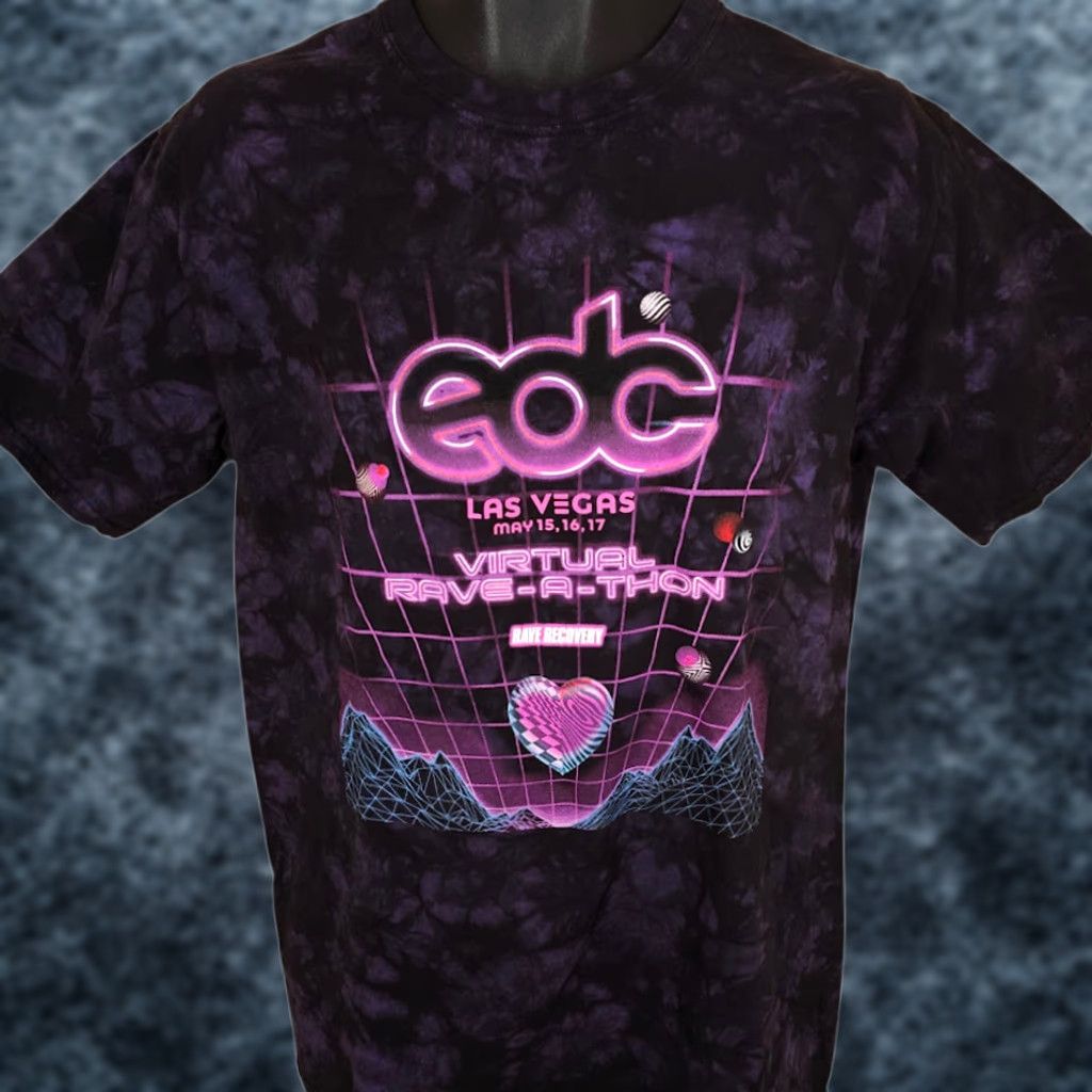 Vintage VINTAGE EDC Shirt Mens Size Medium Purple Electric Daisy Carnival Las Vegas Made In US Size US M / EU 48-50 / 2 - 1 Thumbnail