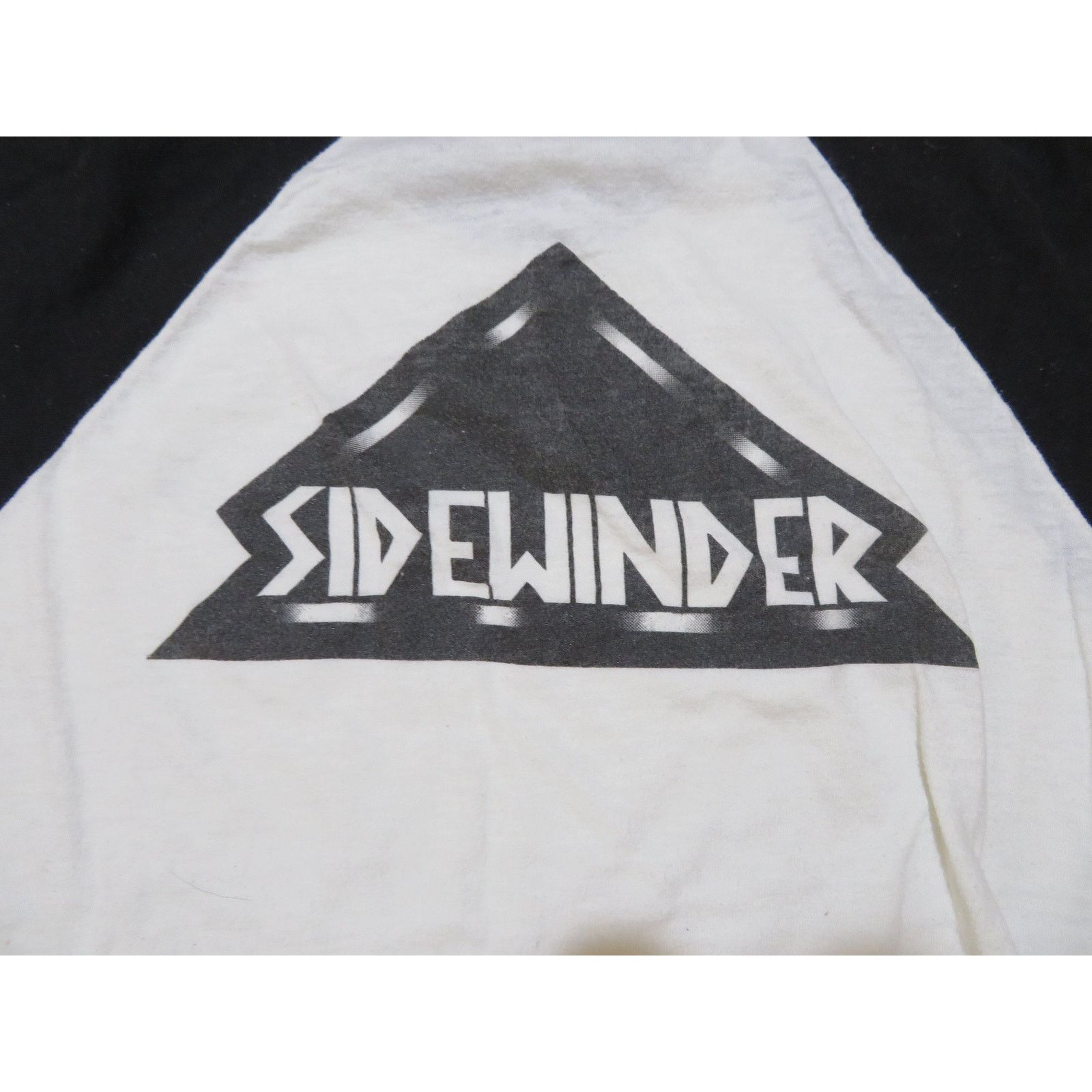 Hanes Sidewinder Band Raglan T-Shirt White Double Sided Sz M 1990s Size US M / EU 48-50 / 2 - 4 Thumbnail