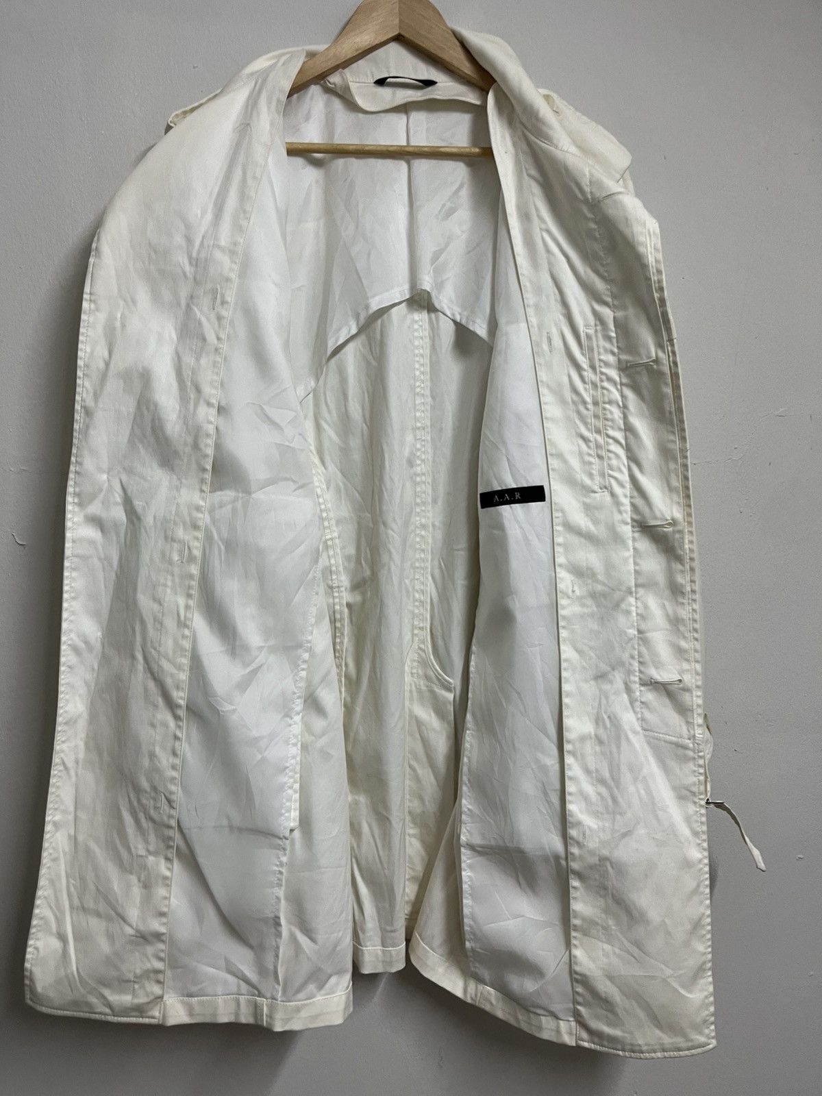 Yohji Yamamoto 💥Vintage 80s Yohji Yamamoto AAR Avant Garde Long Jackets Size US L / EU 52-54 / 3 - 11 Thumbnail