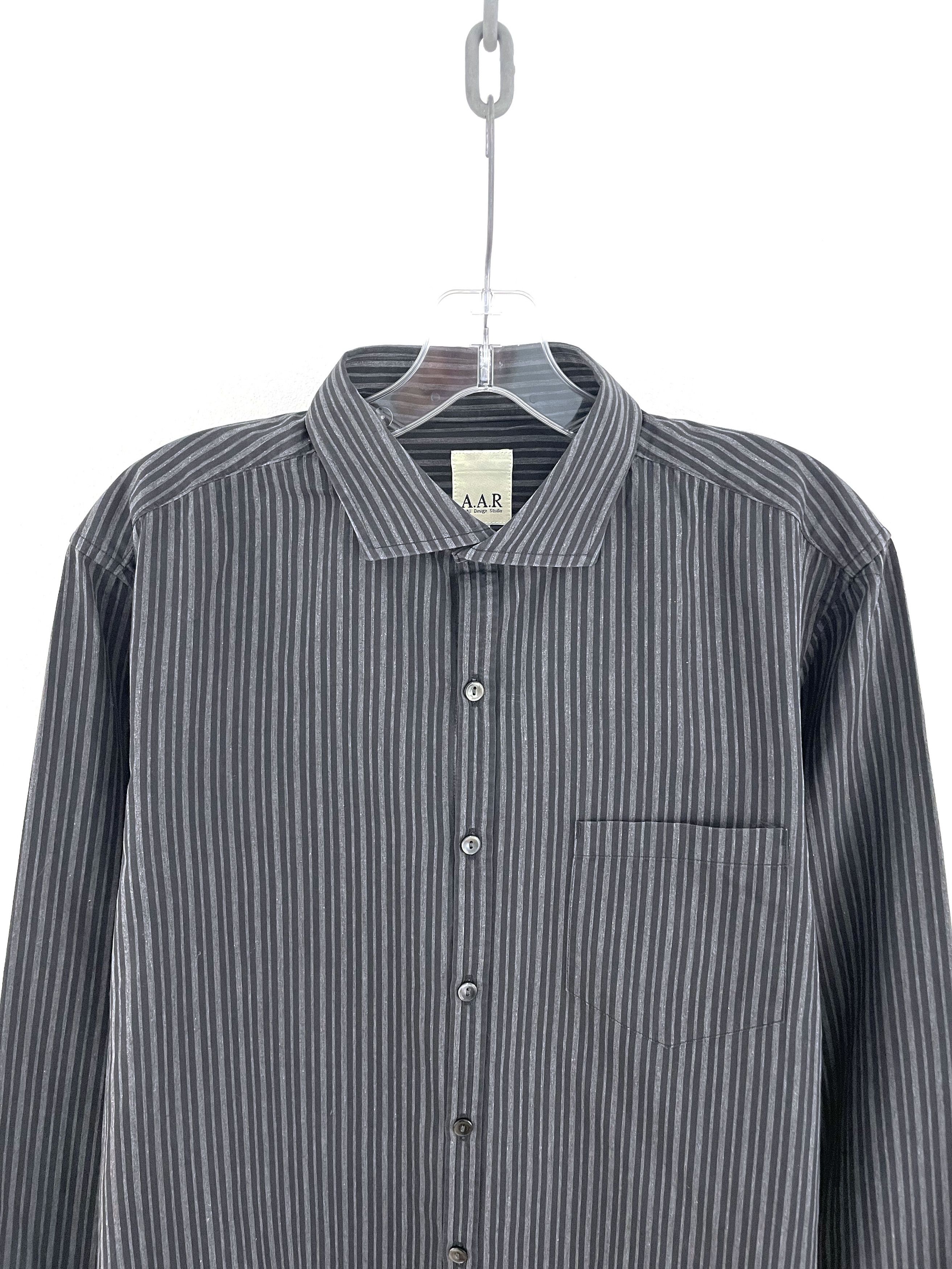 Yohji Yamamoto AAR Striped Shirt Size US L / EU 52-54 / 3 - 3 Thumbnail