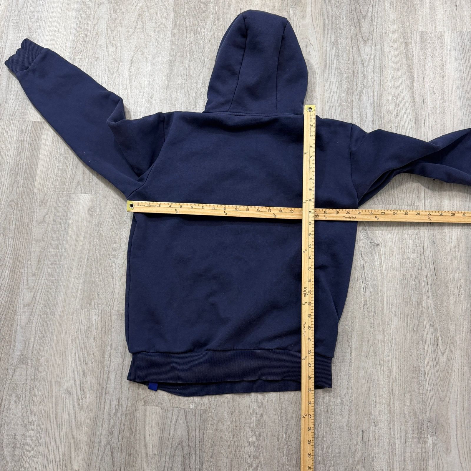 Vintage Adler Mannheim Hockey Hoodie Men's Large Blue Pullover Size US L / EU 52-54 / 3 - 7 Thumbnail