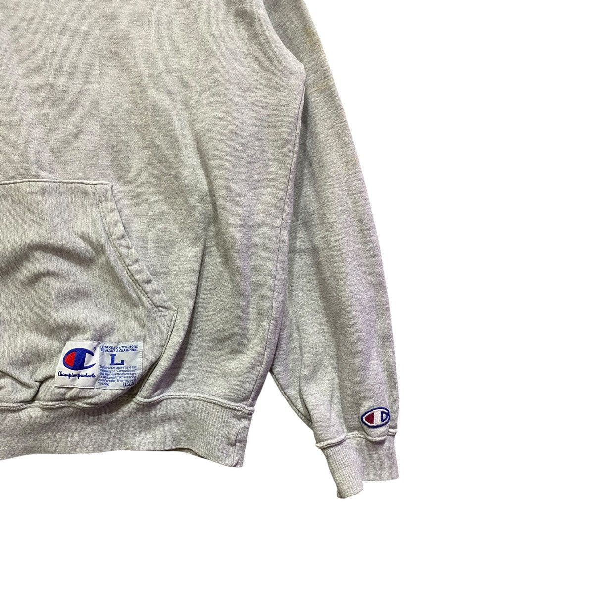 Champion Vintage Champion Hoodies Spellout Logo Streetwear Size US L / EU 52-54 / 3 - 4 Thumbnail