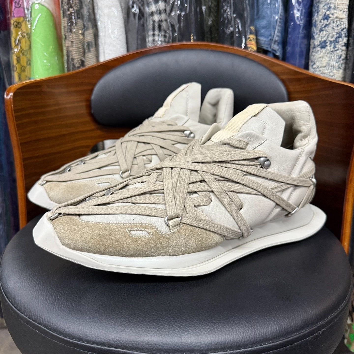 Rick Owens Rick Owens Lowtop Sneakers 10 Men Size US 10 / EU 43 - 1 Thumbnail