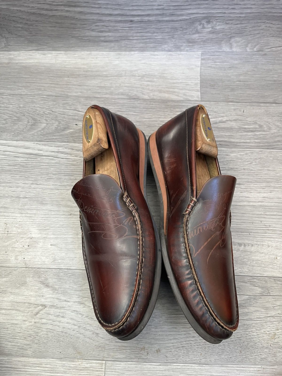 Berluti Berluti scritto penny loafers Size US 7.5 / EU 40-41 - 8 Thumbnail