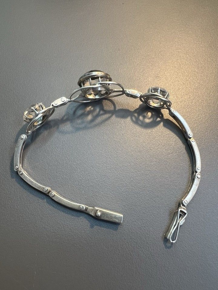 Other Silver Retro Vintage Women's Bracelet Rock Сrystal Size ONE SIZE - 8 Thumbnail