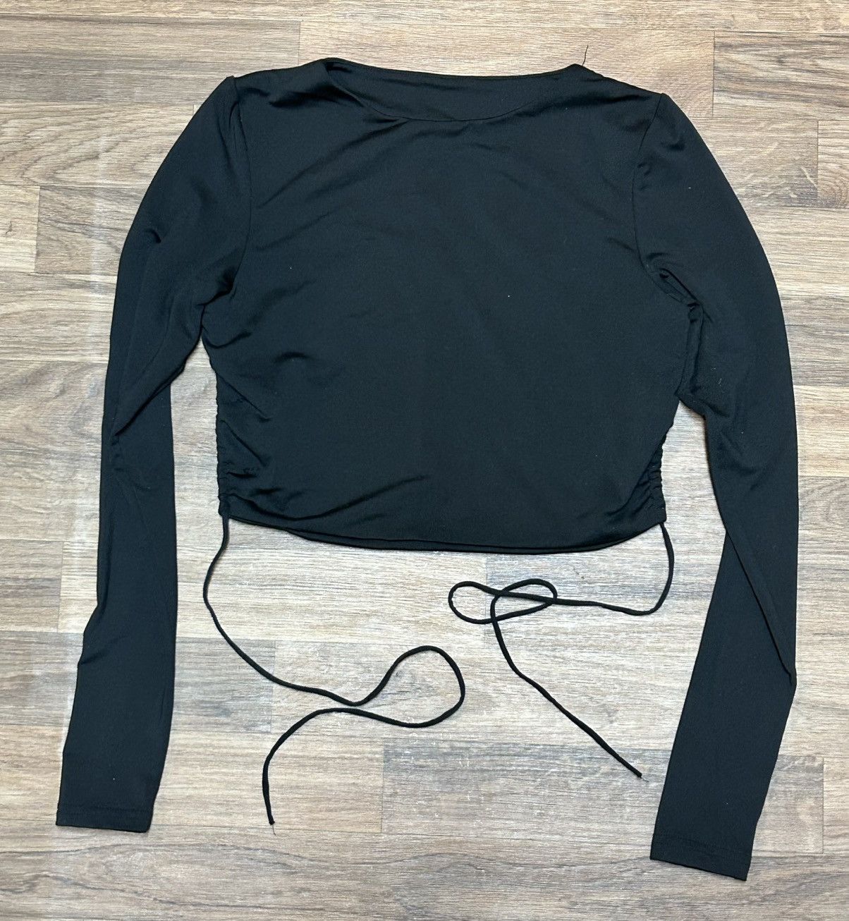 Other Adika women's black long sleeve crop top shirt Size S / US 4 / IT 40 - 1 Thumbnail