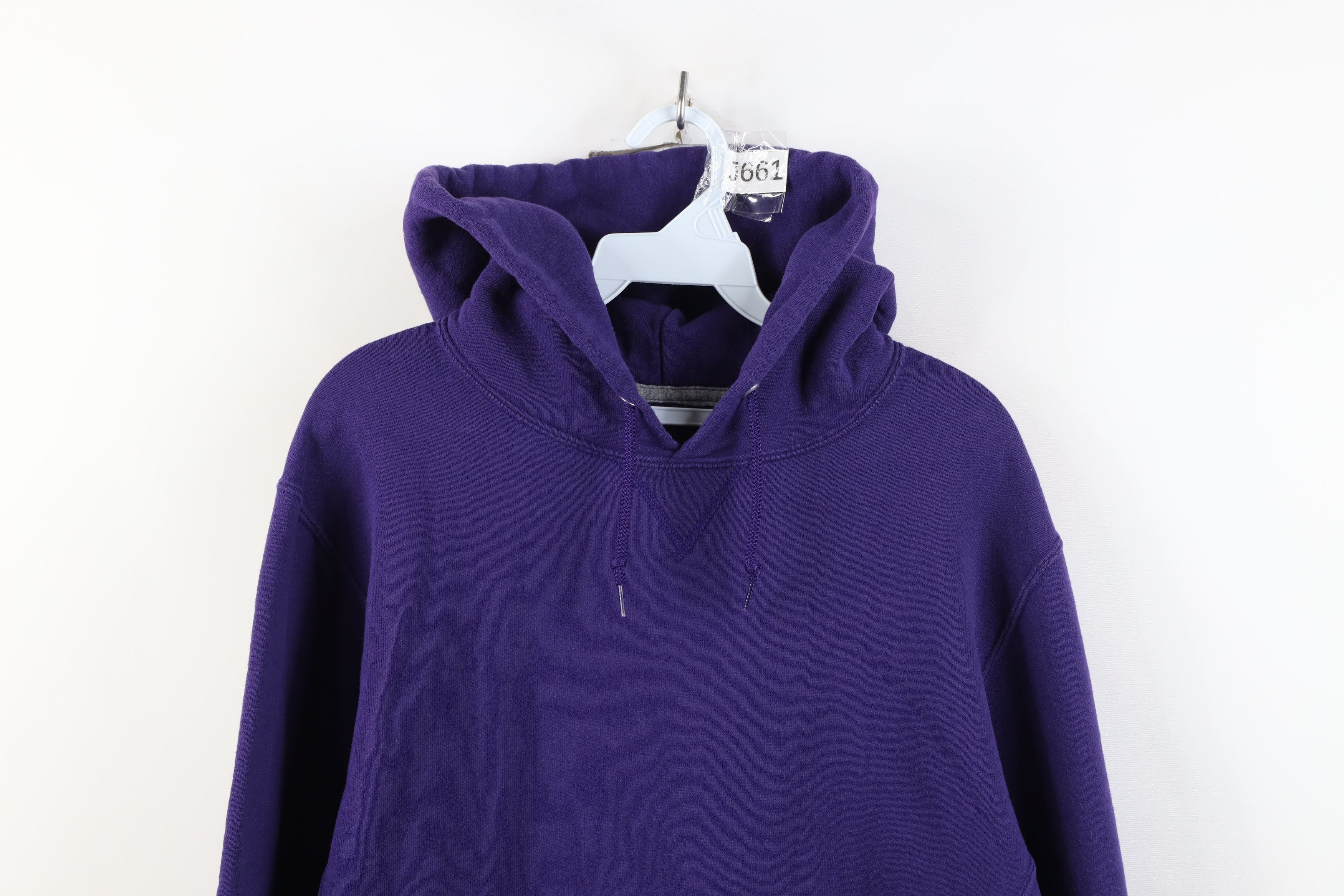 Russell Athletic Vintage 90s Y2K Russell Athletic Hoodie Sweatshirt Purple Size US L / EU 52-54 / 3 - 2 Thumbnail