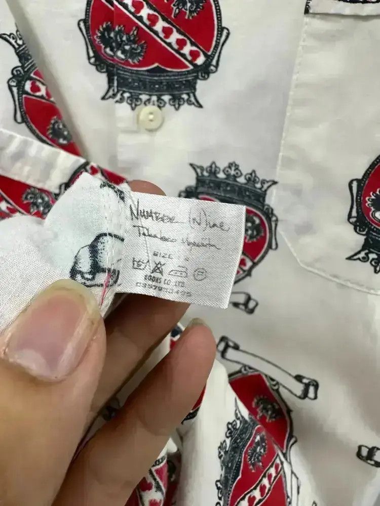 Number (N)ine Number (N)ine Number Nine Crown & Heart Shirt-2506 Size US XL / EU 56 / 4 - 6 Thumbnail