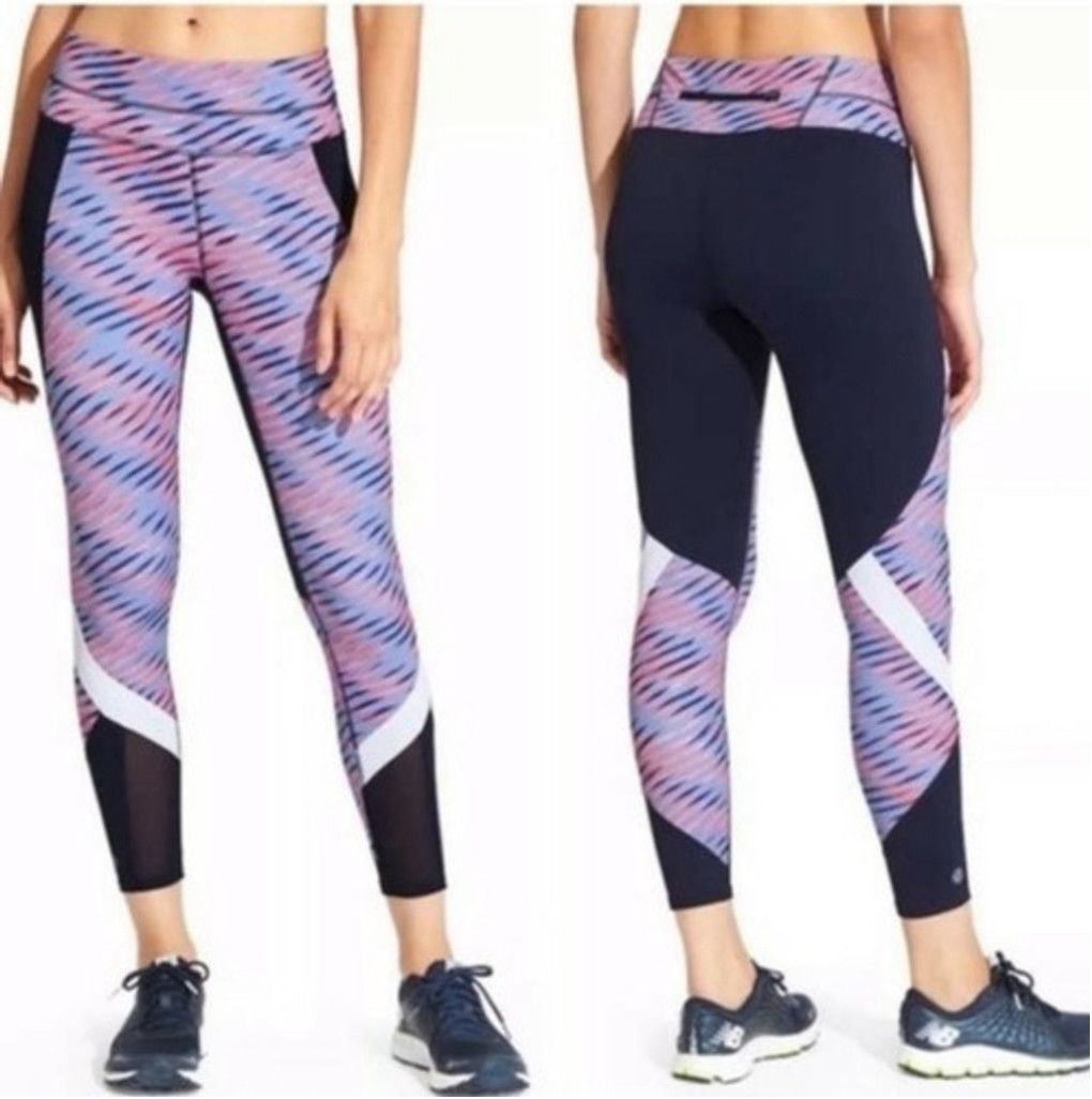 Athleta NWOT Athleta Electra Sonar 7/8 Mid Rise Pocke Tight Women L Size 32" / US 10 / IT 46 - 10 Thumbnail