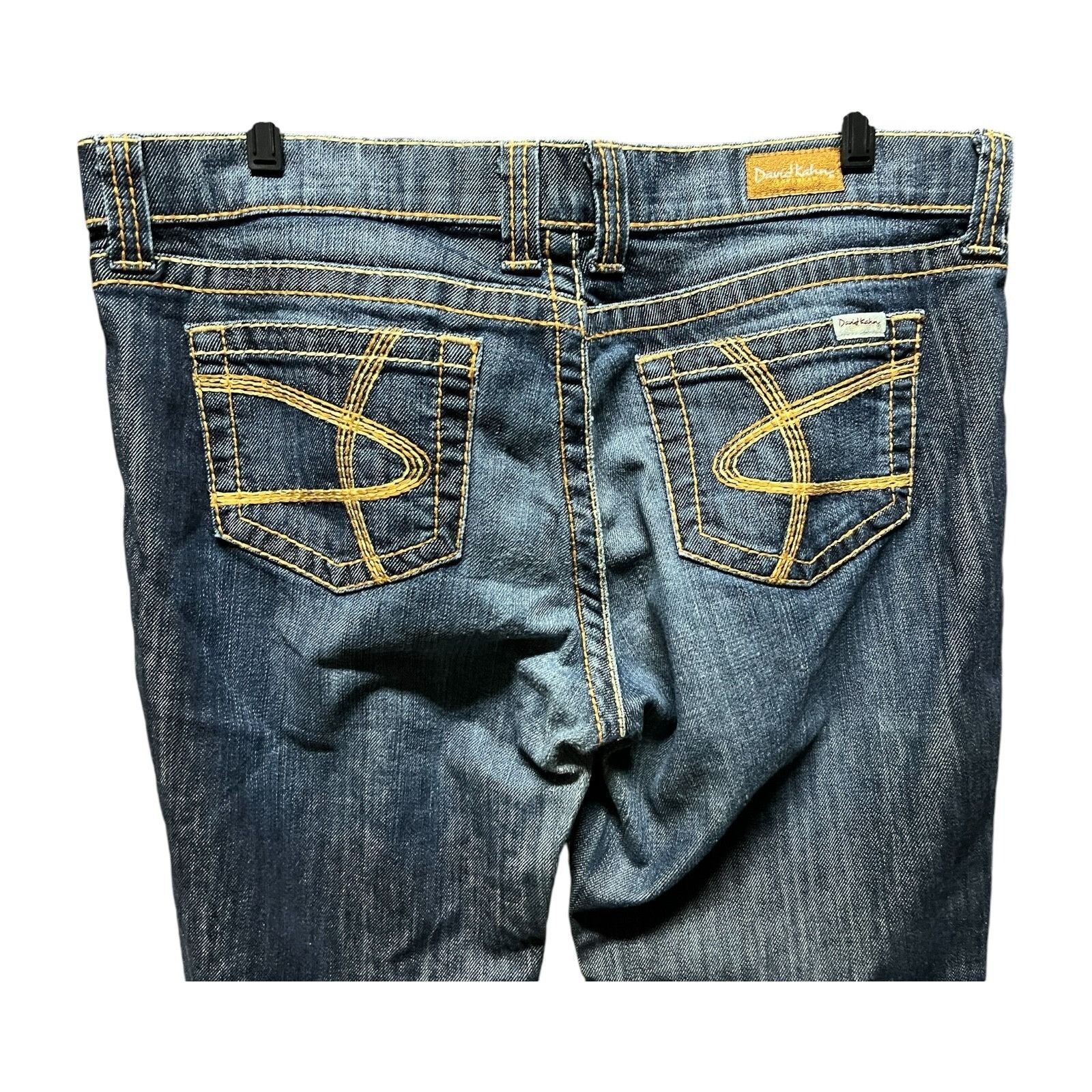 Other David Kahn Jeanswear Women's Lauren Dark Wash Distressed Den Size 24" / US 00 / IT 34 - 1 Thumbnail