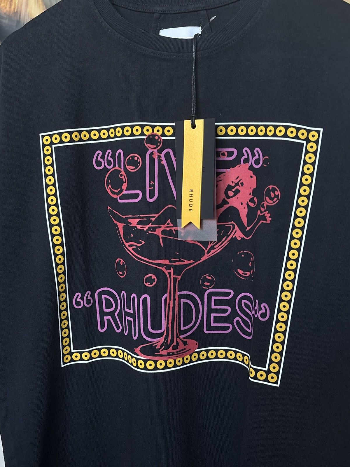 Rhude RHUDE | LIVE NUDES GRAPHIC LOGO TEE Size US S / EU 44-46 / 1 - 3 Thumbnail