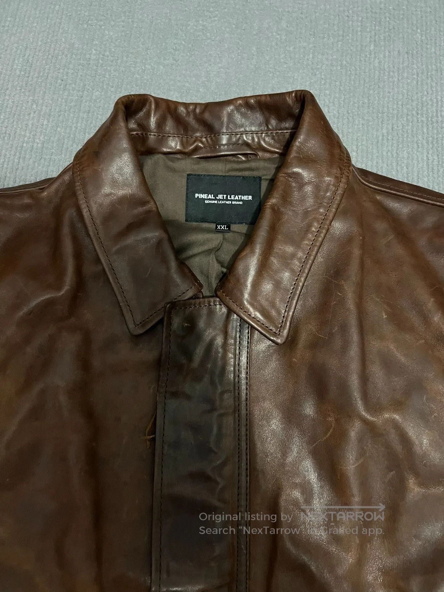 RRL Ralph Lauren Vintage Oil Wax Horse Leather Jacket. Size US L / EU 52-54 / 3 - 3 Thumbnail
