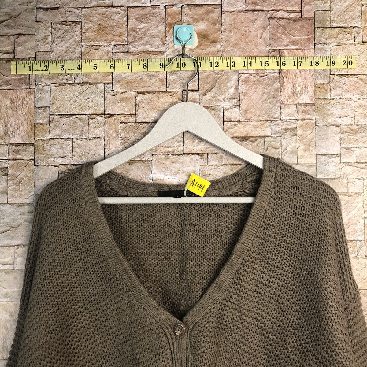 Sugar Spoon Brown baggy Cardigan Knitwear #A194