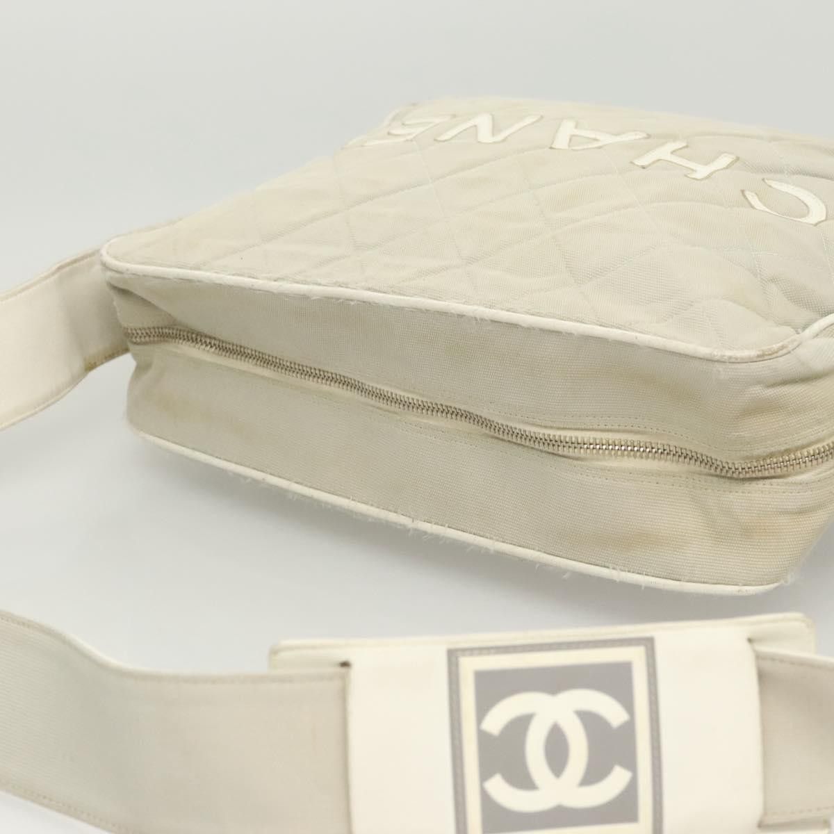 Chanel CHANEL Shoulder Bag Canvas Gray Silver CC Size ONE SIZE - 6 Thumbnail