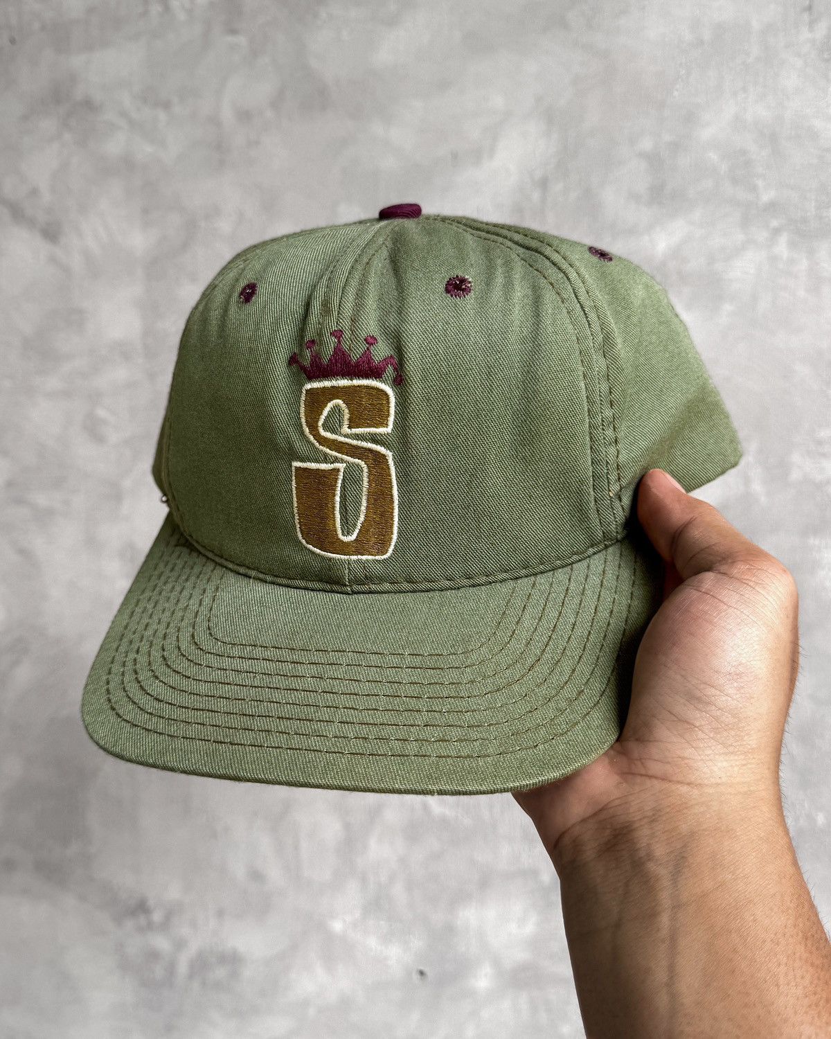 Stussy 80’s Vintage Stussy S Crown Capz Size ONE SIZE - 2 Thumbnail