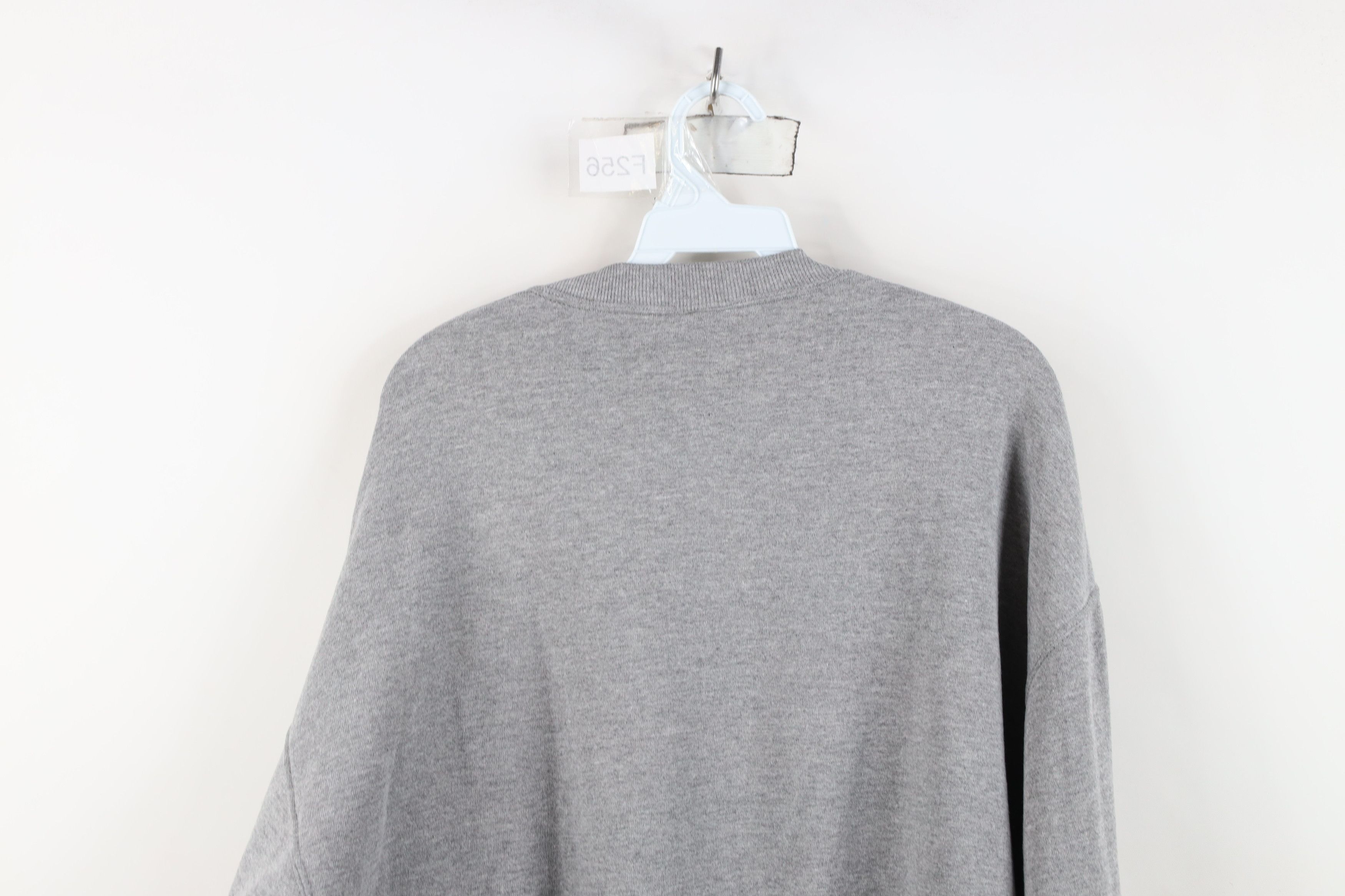 Vintage Vintage 90s Streetwear Crewneck Sweatshirt Gray USA Size US XL / EU 56 / 4 - 11 Thumbnail