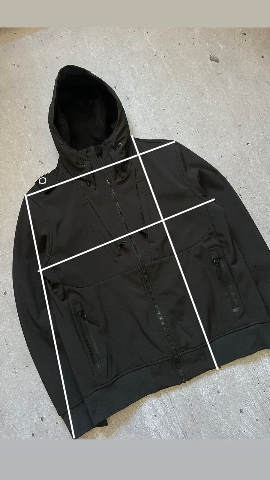 MA.STRUM MA.STRUM Soft Shell Black Hooded Jacket L Genuine Authentic Size US L / EU 52-54 / 3 - 16 Thumbnail