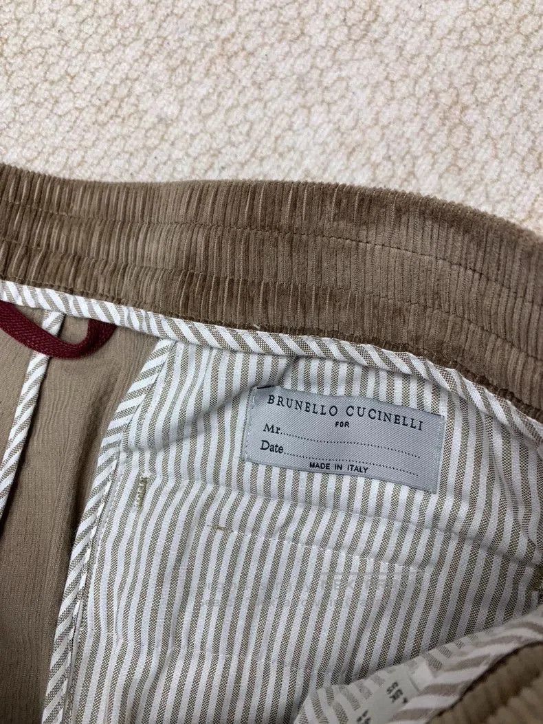Brunello Cucinelli Brunello Cucinelli Corduroy Casual Pants. Size US 26 / EU 42 - 3 Thumbnail