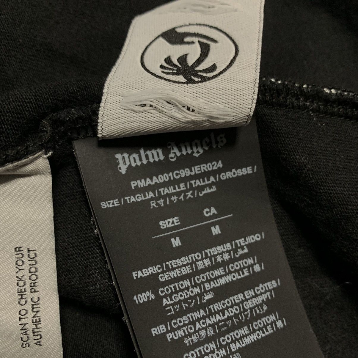 Palm Angels Palm Angels Medium Sprayed Star Black Tee Graffiti Size US M / EU 48-50 / 2 - 7 Thumbnail
