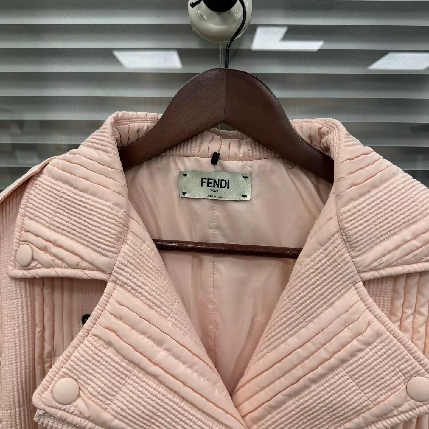 Fendi Fendi Women's Pink Padded Jacket Size 40 99 New Size S / US 4 / IT 40 - 6 Thumbnail