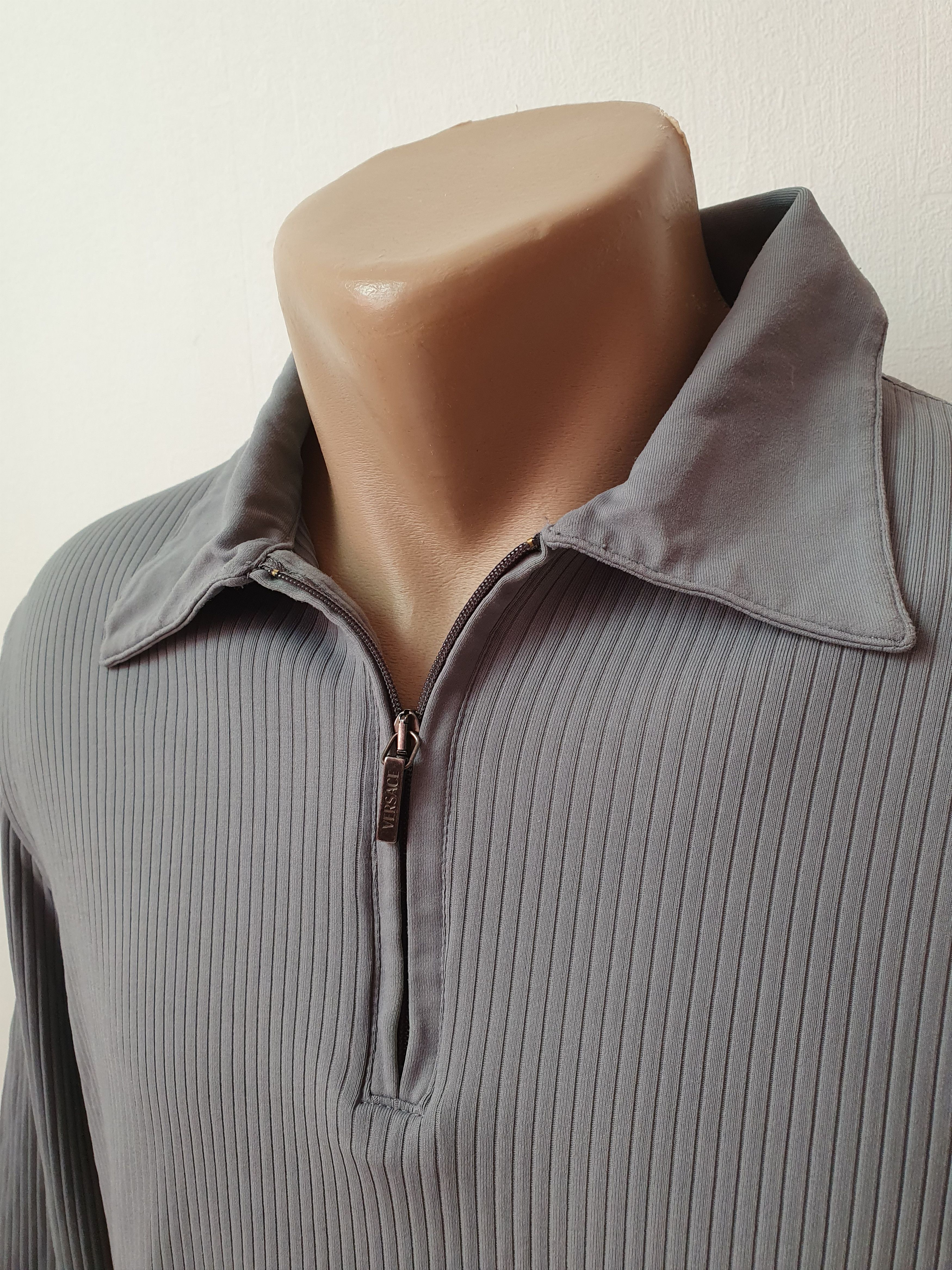 Versace Versace Classic V2 Gray Sweater Gianni Versace long sleeve Size US L / EU 52-54 / 3 - 10 Thumbnail