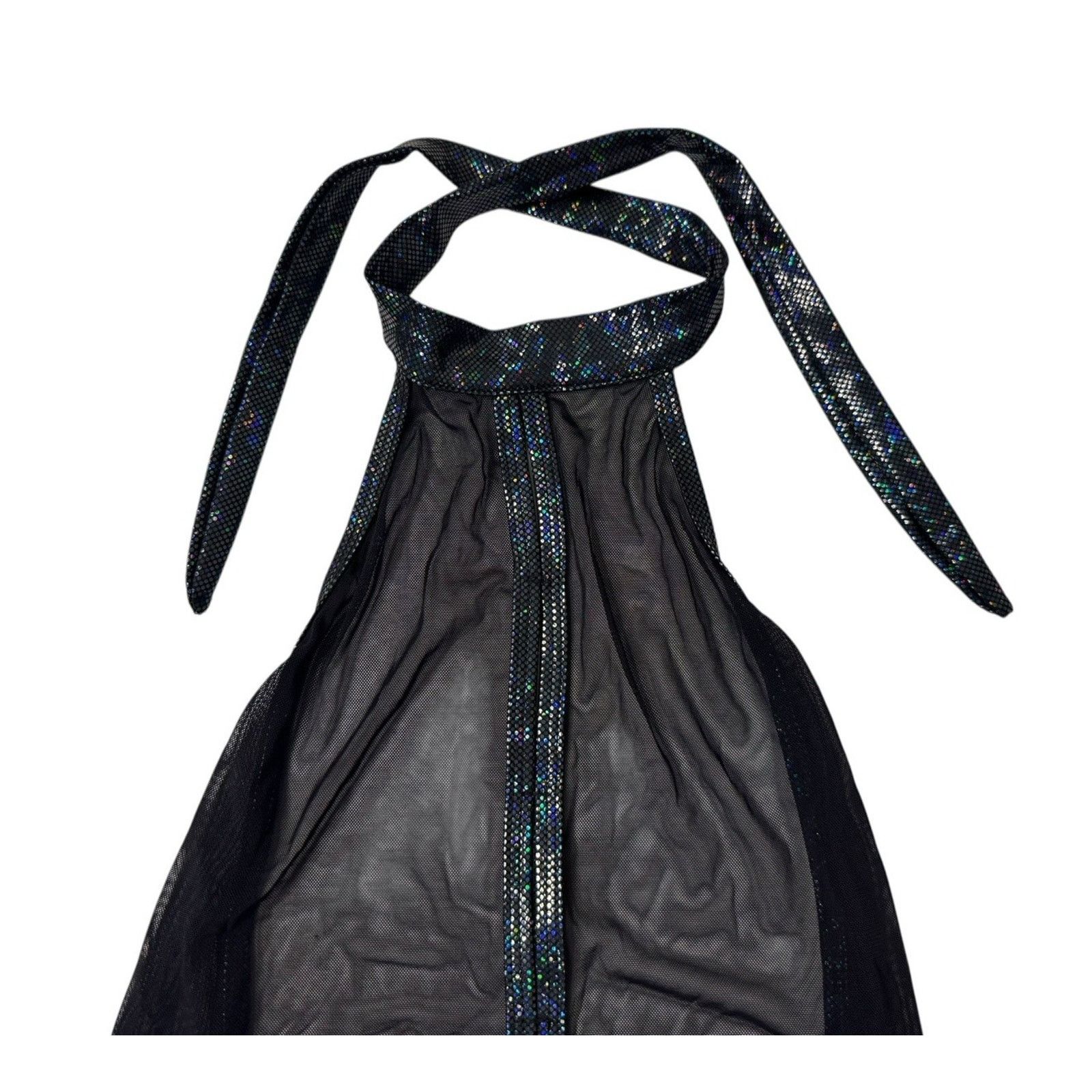 Other J. VALENTINE High Leg Bodysuit Metallic Festival Rave Punk Size L / US 10 / IT 46 - 4 Thumbnail