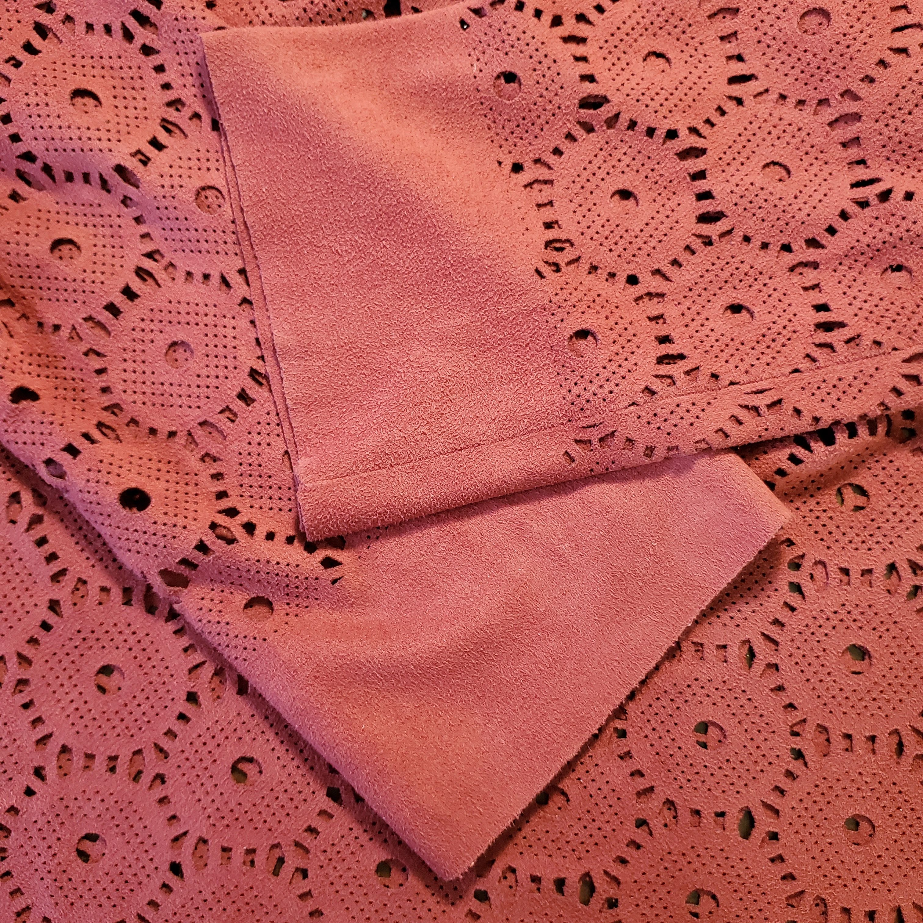Other Alberto Makali S/M Tunic Top Microfiber Suede Laser-Cut Size M / US 6-8 / IT 42-44 - 7 Thumbnail