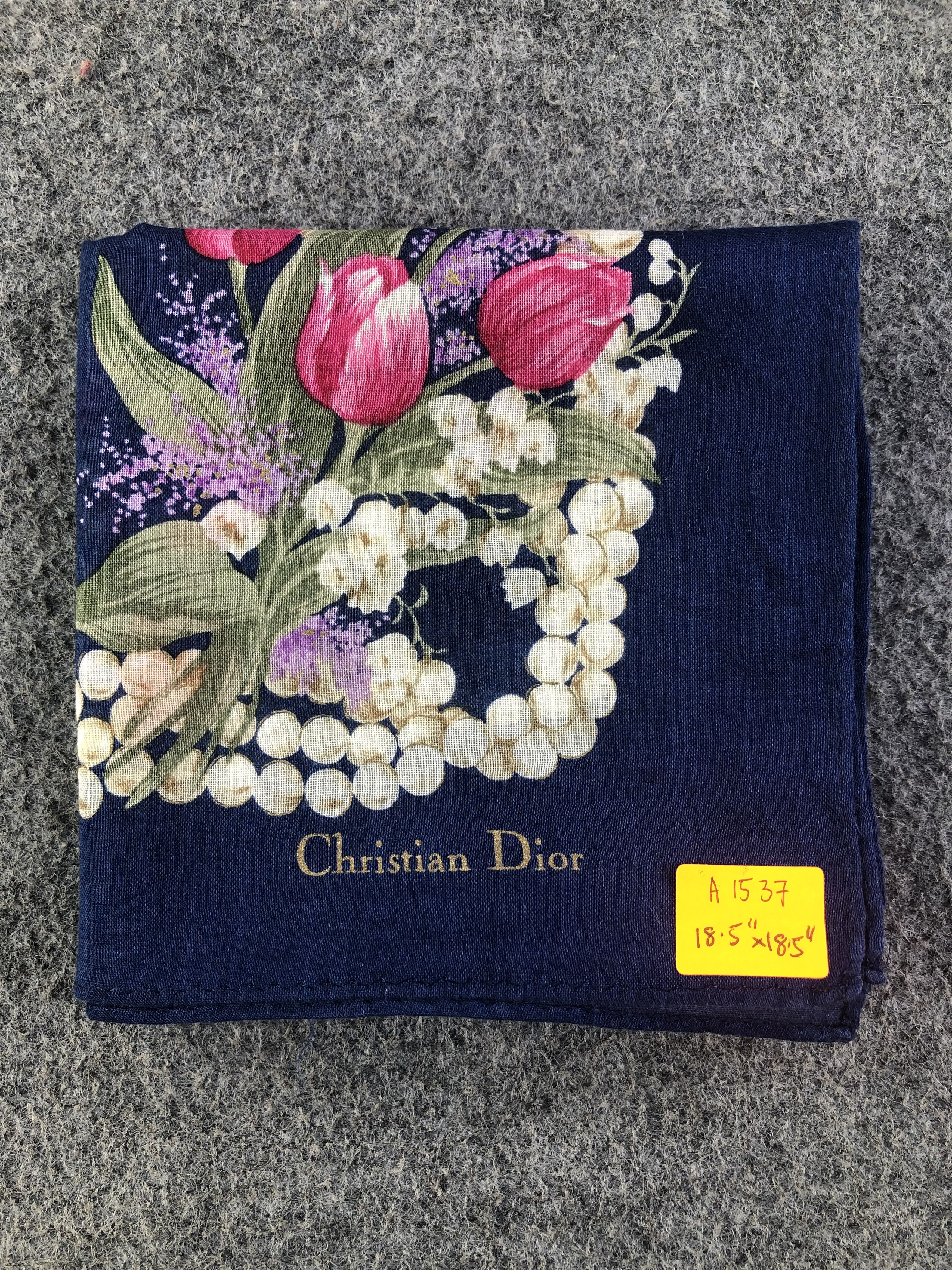 Vintage Christian Dior Handkerchief / Bandana / Neckerchief Size ONE SIZE - 6 Thumbnail