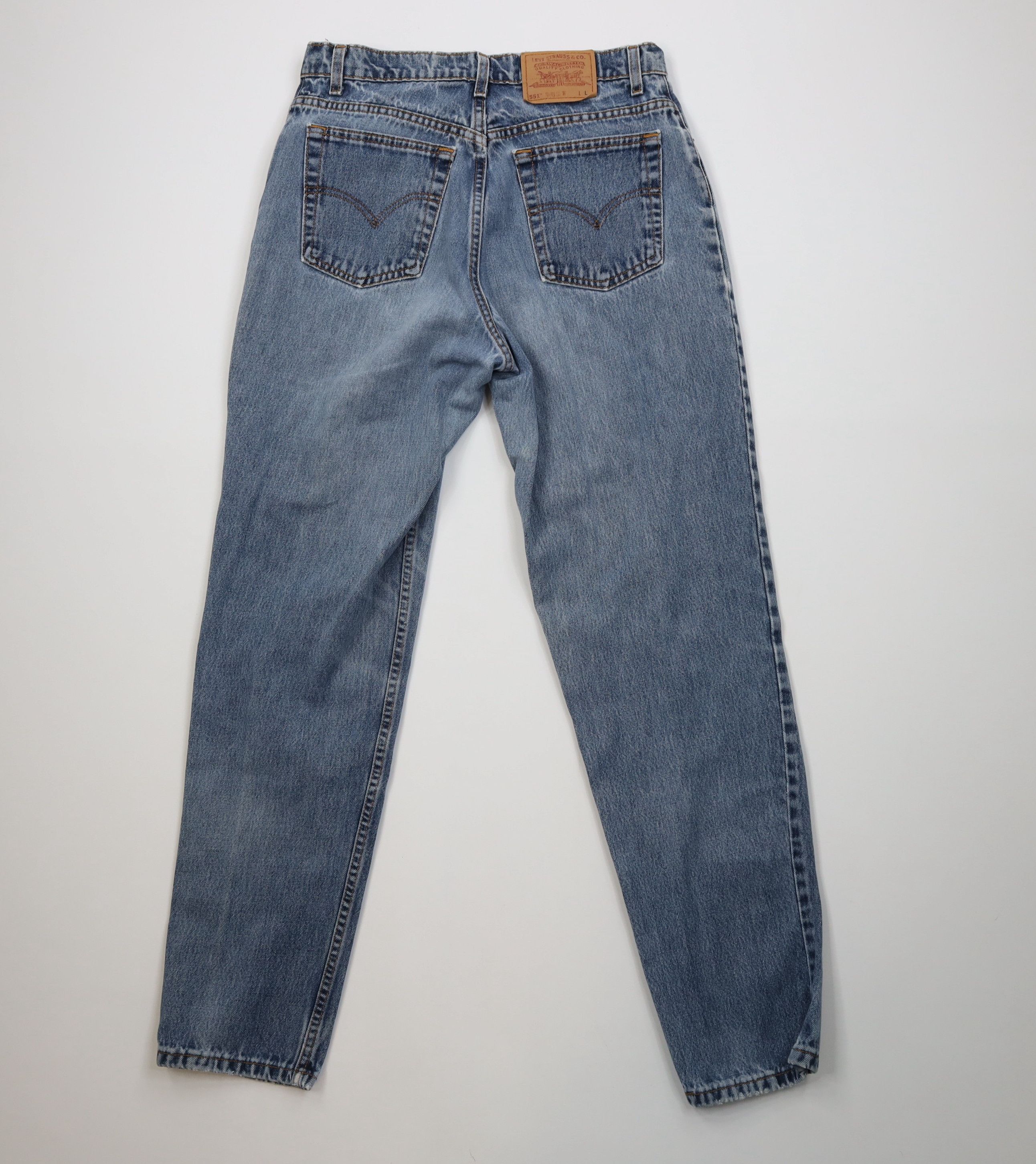 Levi's Vintage 90s Levis 551 Relaxed Tapered Leg Jeans USA Size 36" / US 14 / IT 50 - 12 Thumbnail