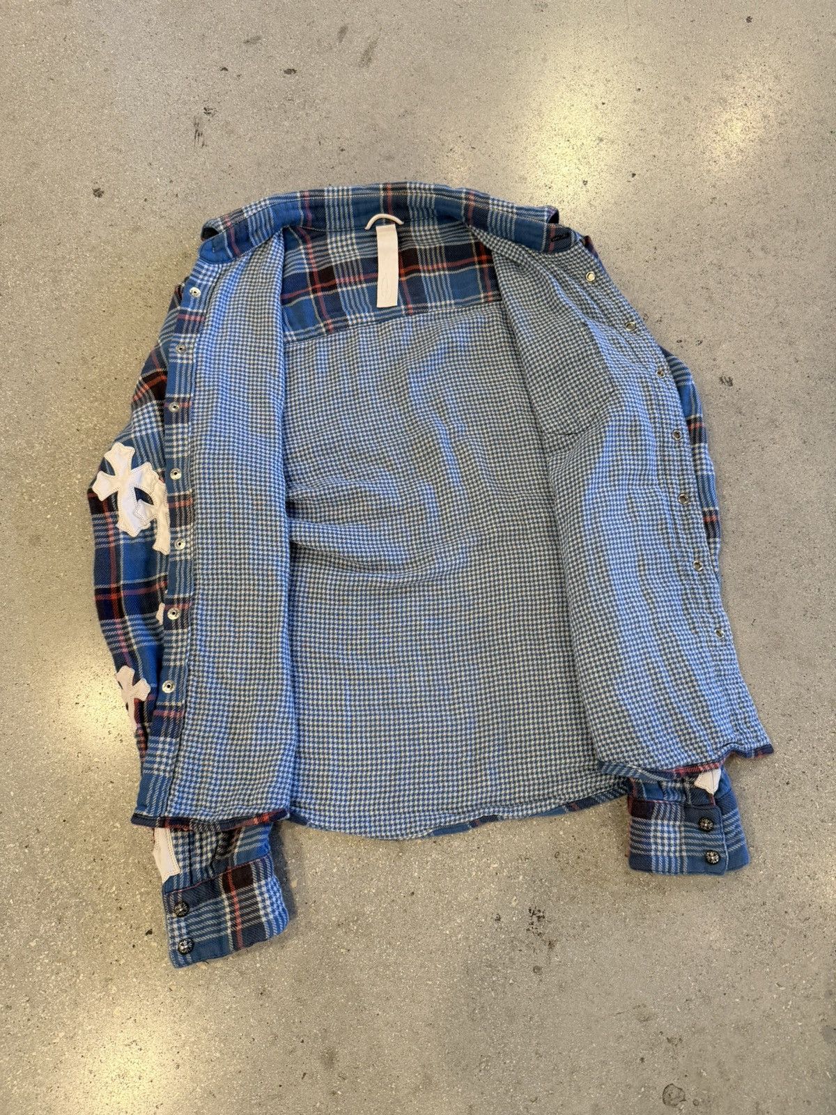 Chrome Hearts Chrome Hearts 1/1 patched flannel Size US S / EU 44-46 / 1 - 11 Thumbnail
