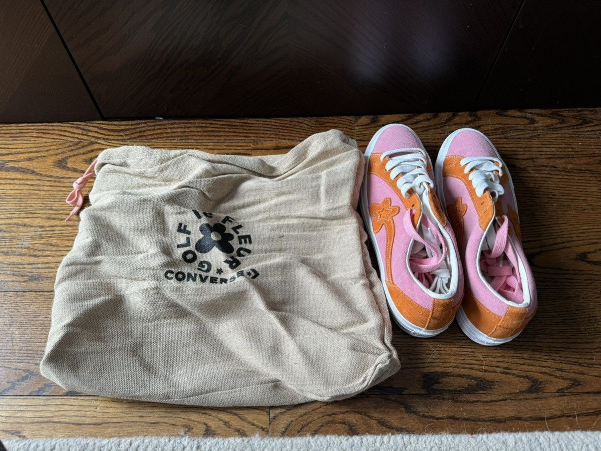 Converse × Golf le Fleur Golf Le Fleur Converse One Star Ox Pink and Orange Size US 10.5 / EU 43-44 - 1 Thumbnail