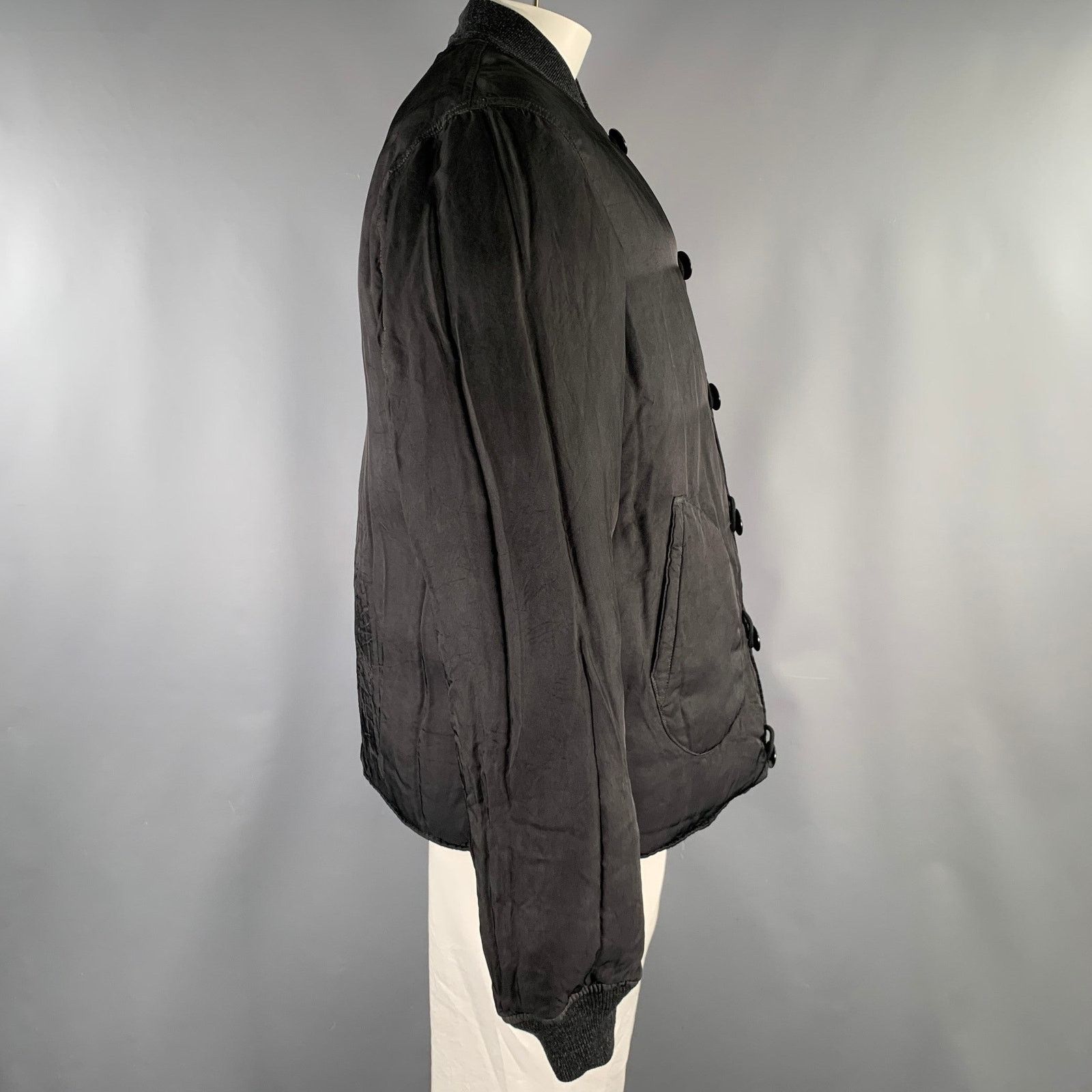 Visvim VISVIM Size L Black Nylon Reversible Bomber Jacket Size US L / EU 52-54 / 3 - 6 Thumbnail